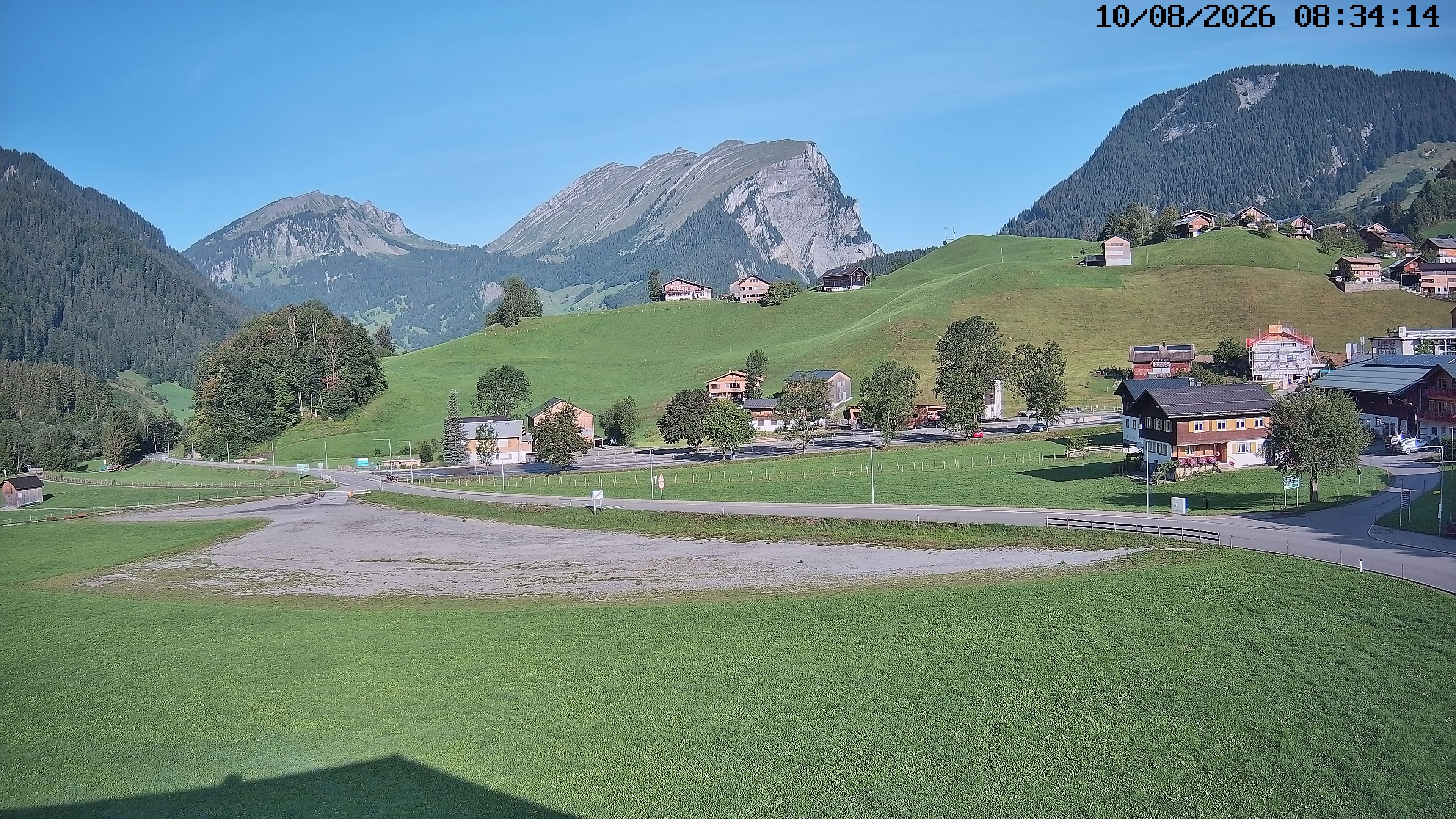 Archiv Foto Webcam Schoppernau: Ausblick Hotel Elisabeth