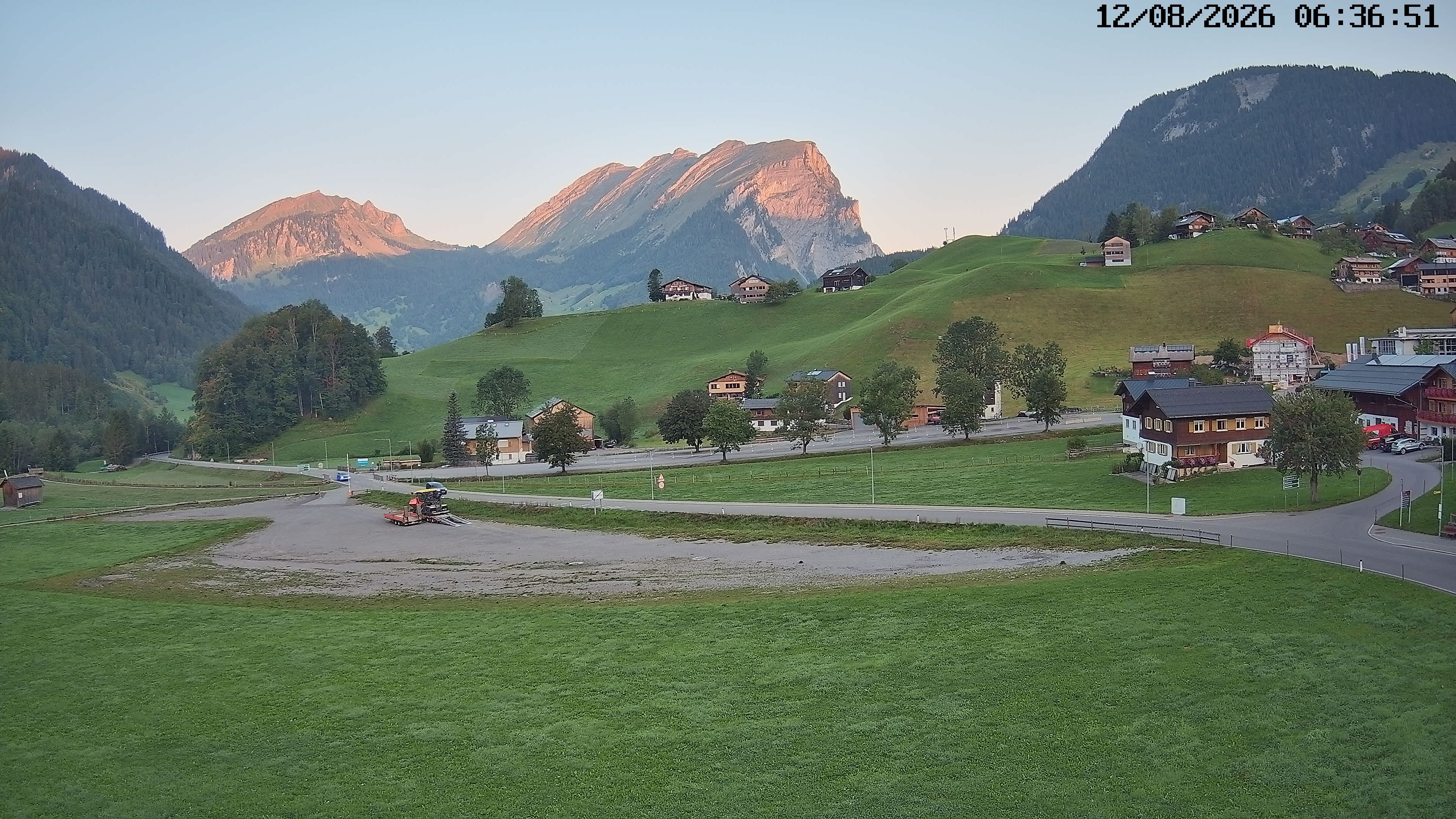 Archiv Foto Webcam Schoppernau: Ausblick Hotel Elisabeth