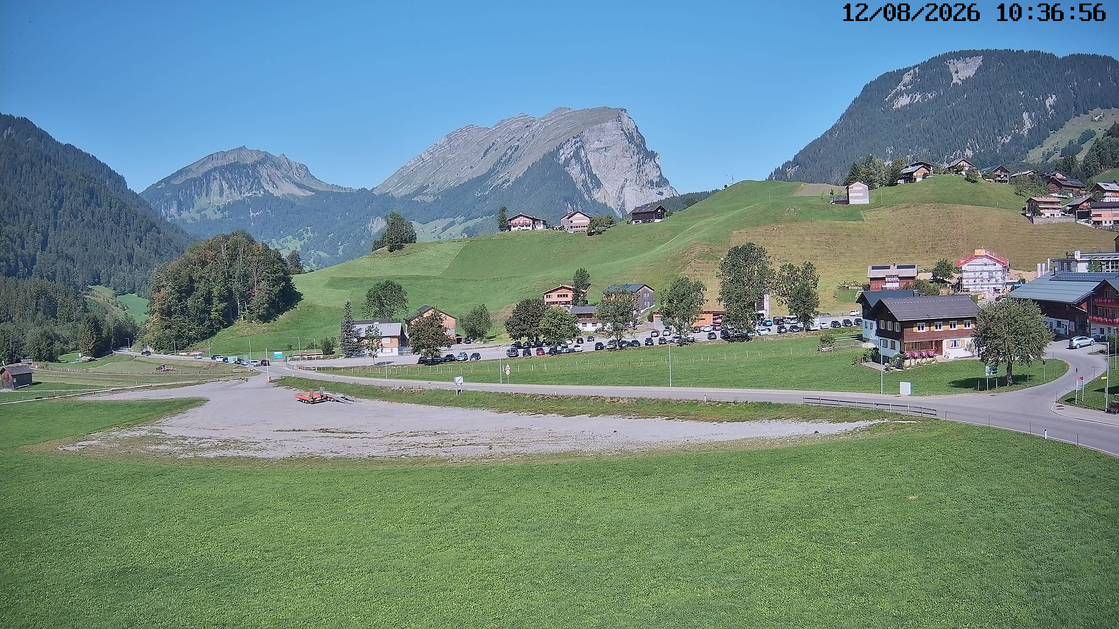 Archived image Webcam Schoppernau - Hotel Elisabeth