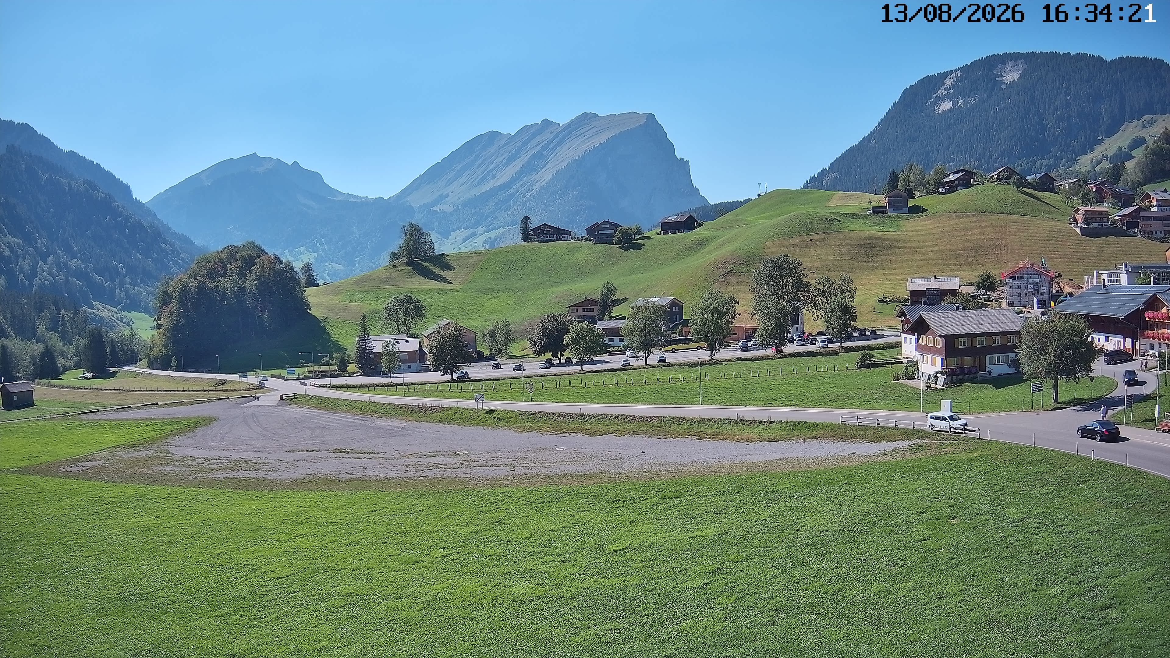 Archiv Foto Webcam Schoppernau: Ausblick Hotel Elisabeth