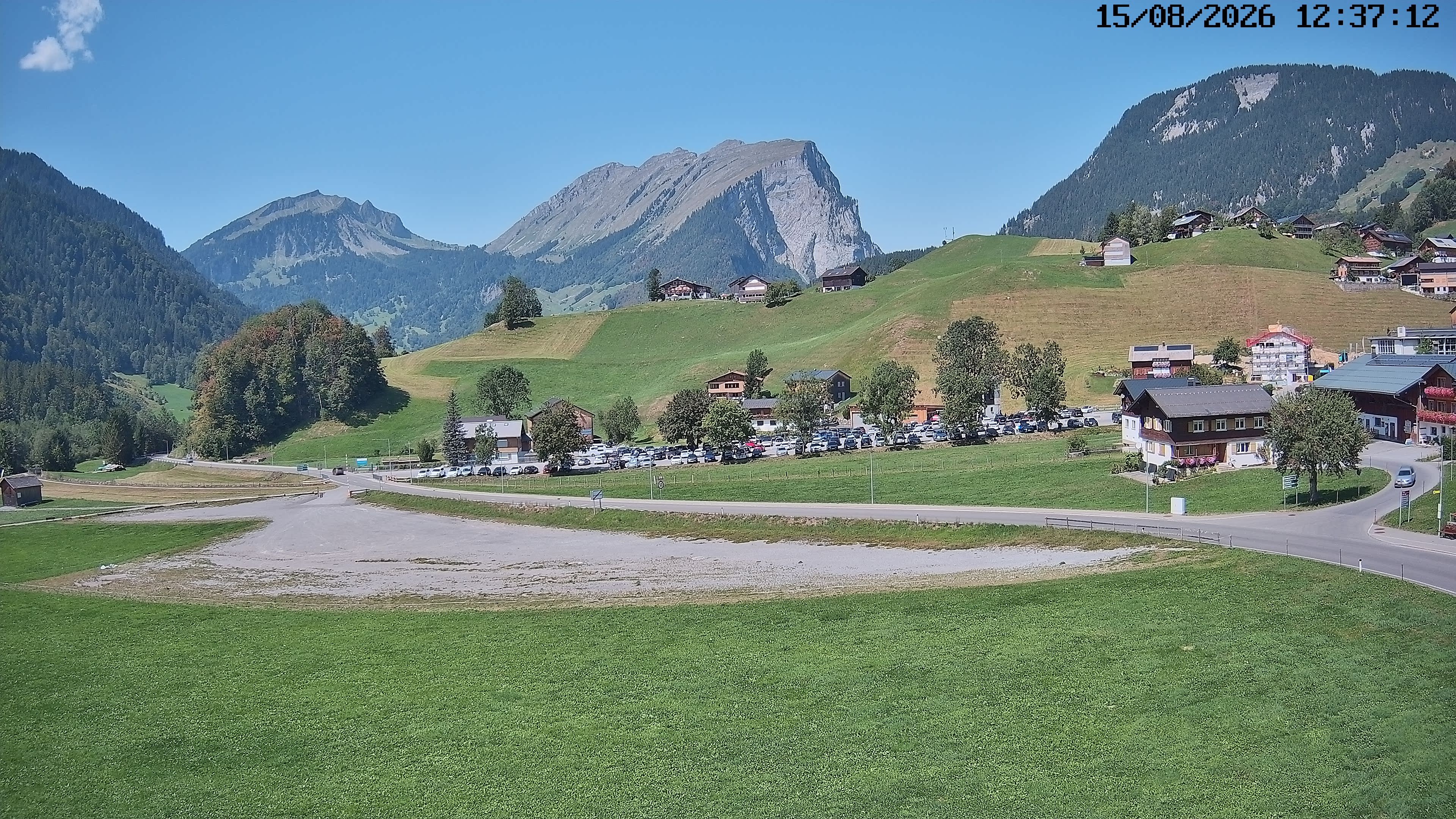 Archiv Foto Webcam Schoppernau: Ausblick Hotel Elisabeth