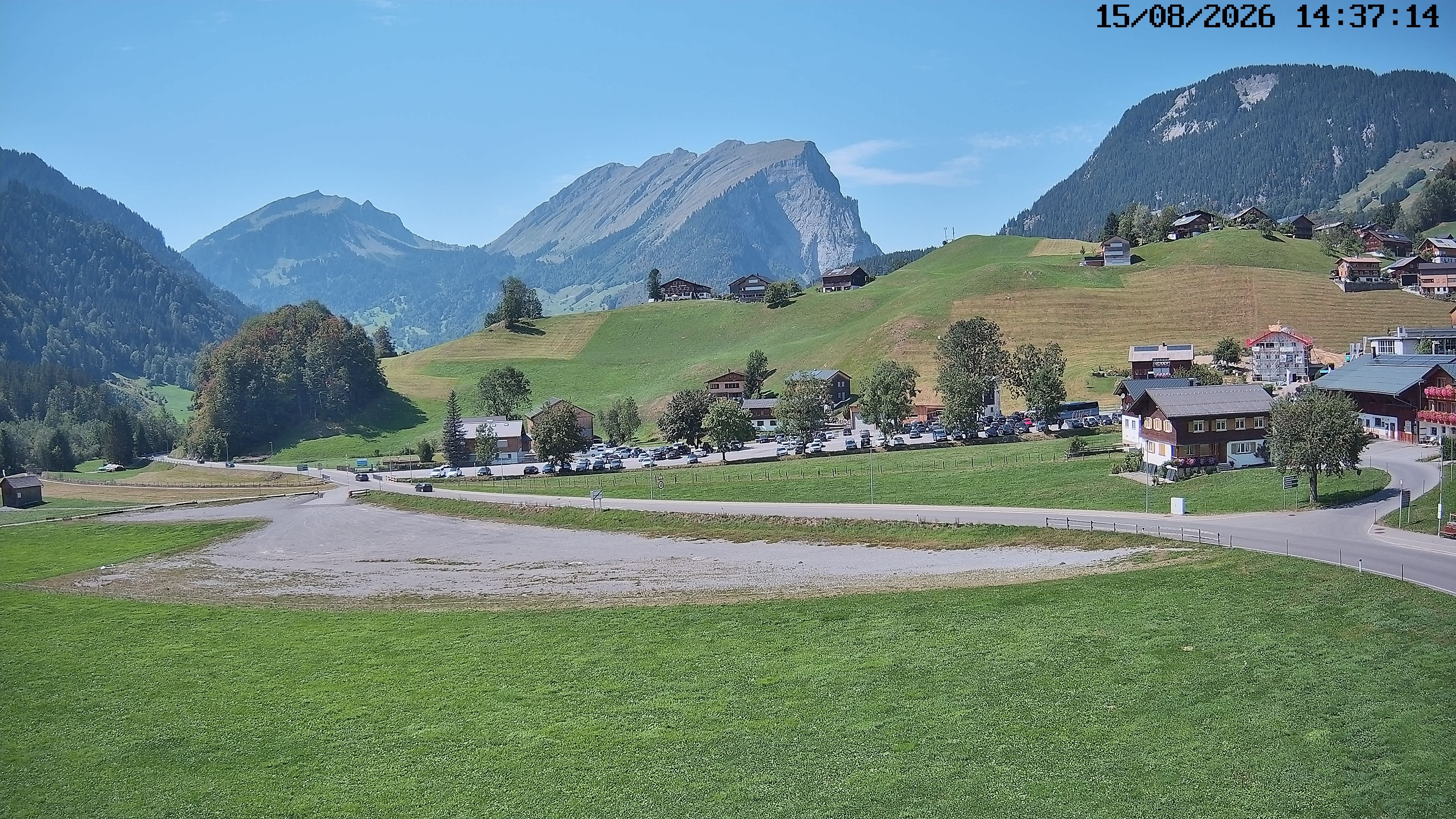 Archiv Foto Webcam Schoppernau: Ausblick Hotel Elisabeth