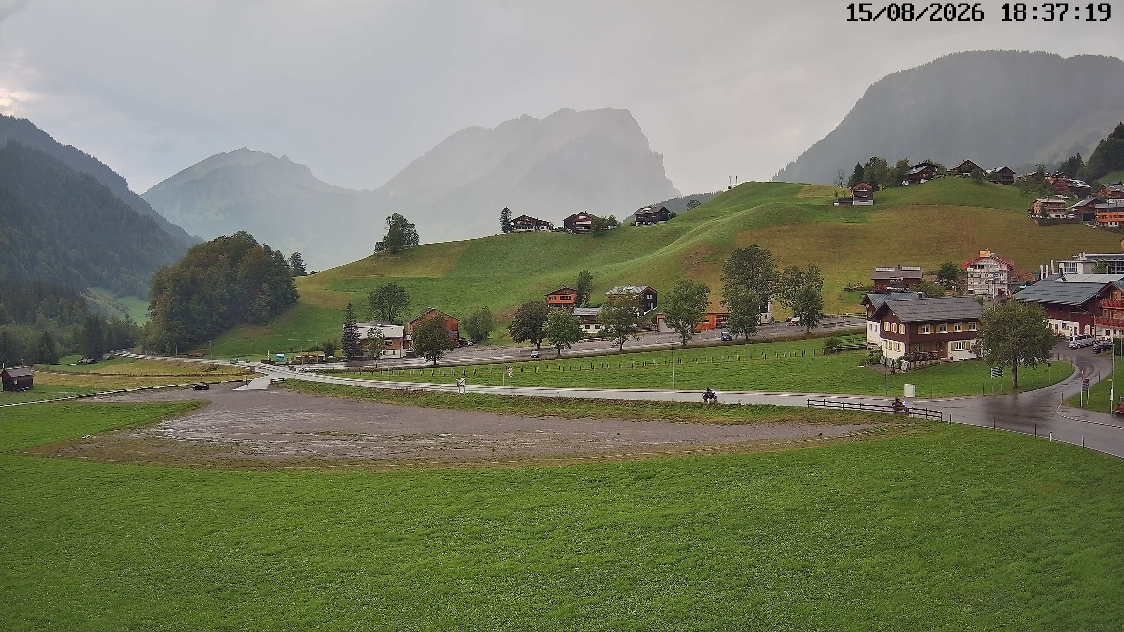 Archiv Foto Webcam Schoppernau: Ausblick Hotel Elisabeth
