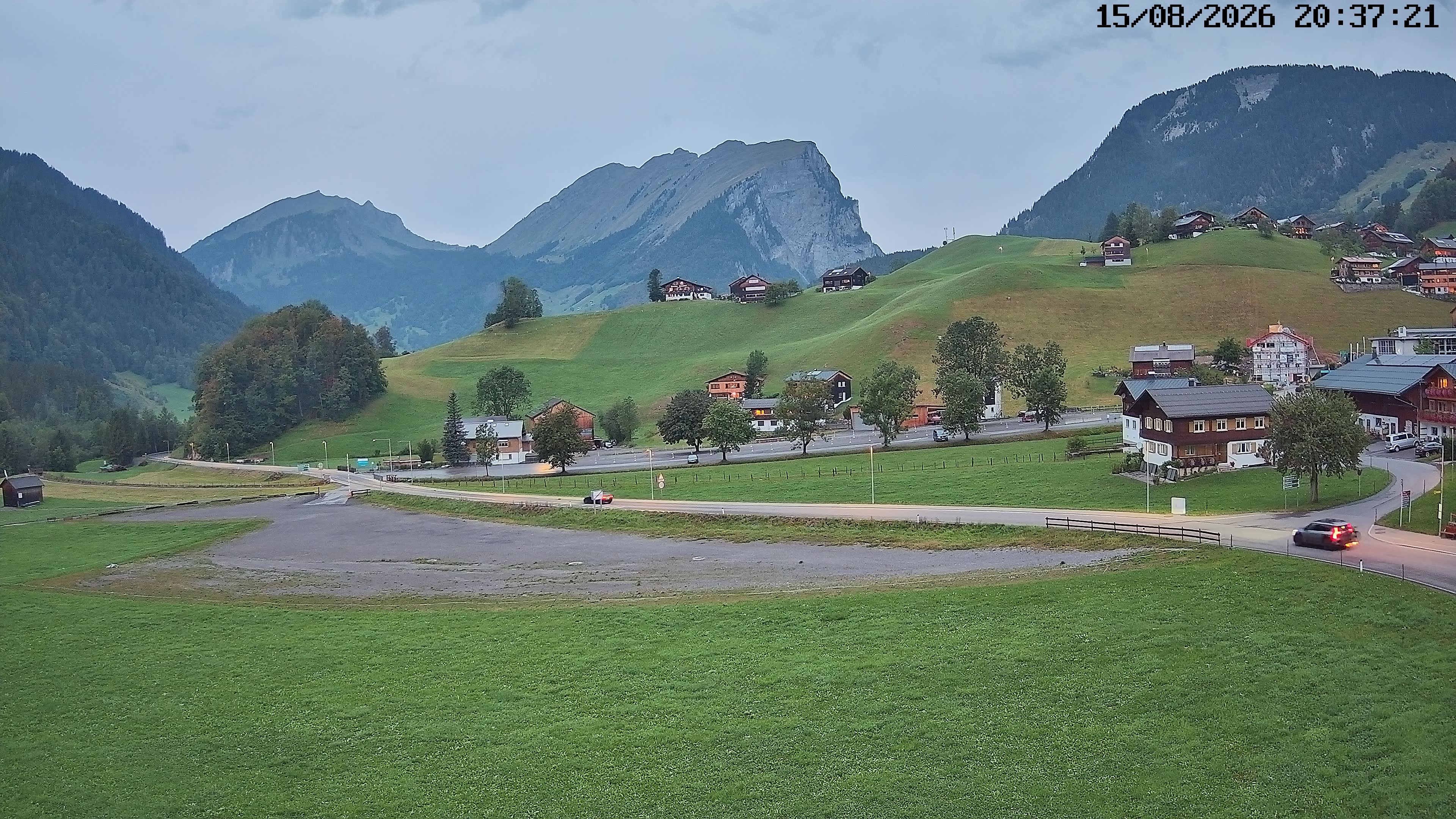 Archiv Foto Webcam Schoppernau: Ausblick Hotel Elisabeth