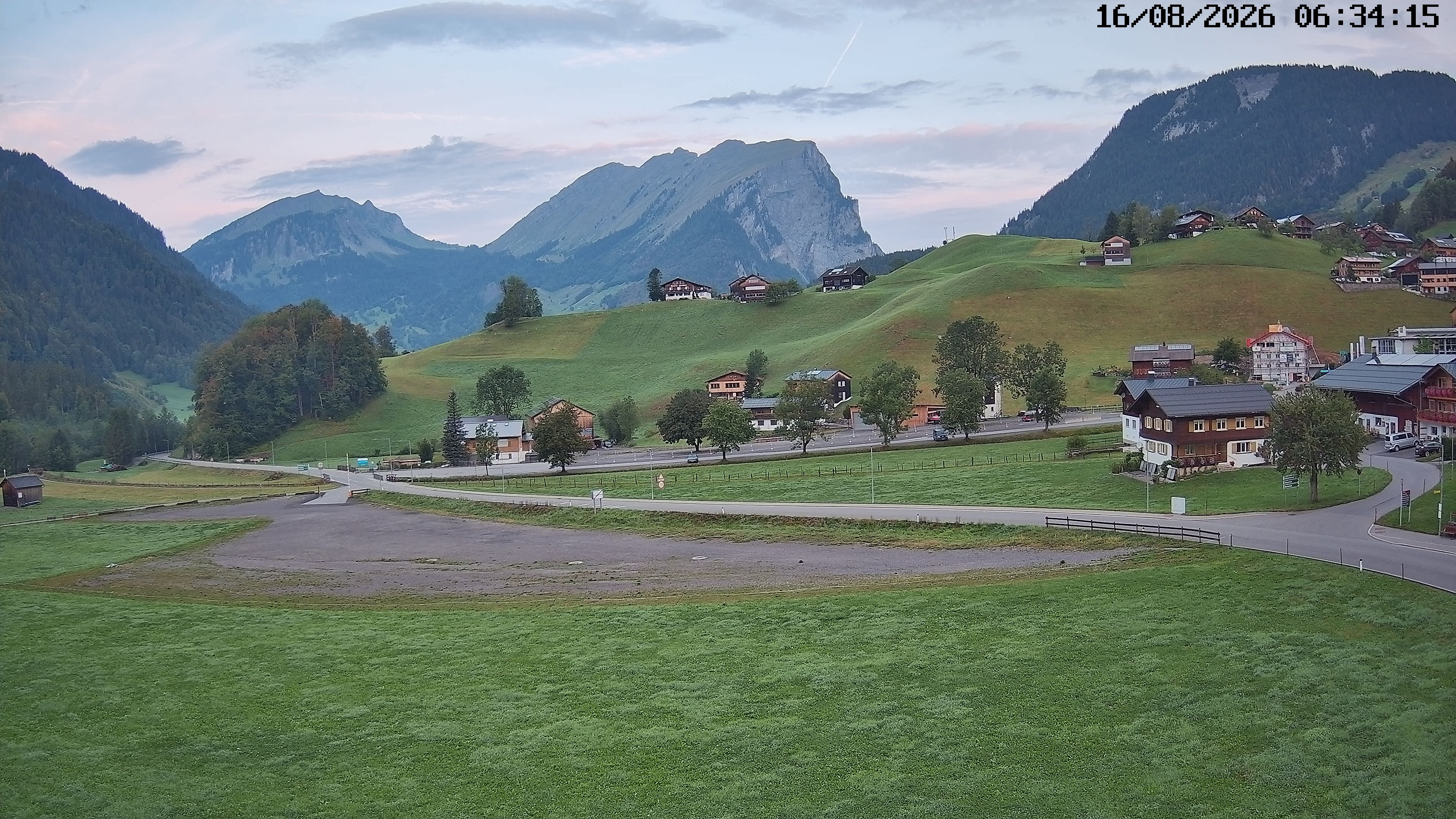 Archiv Foto Webcam Schoppernau: Ausblick Hotel Elisabeth