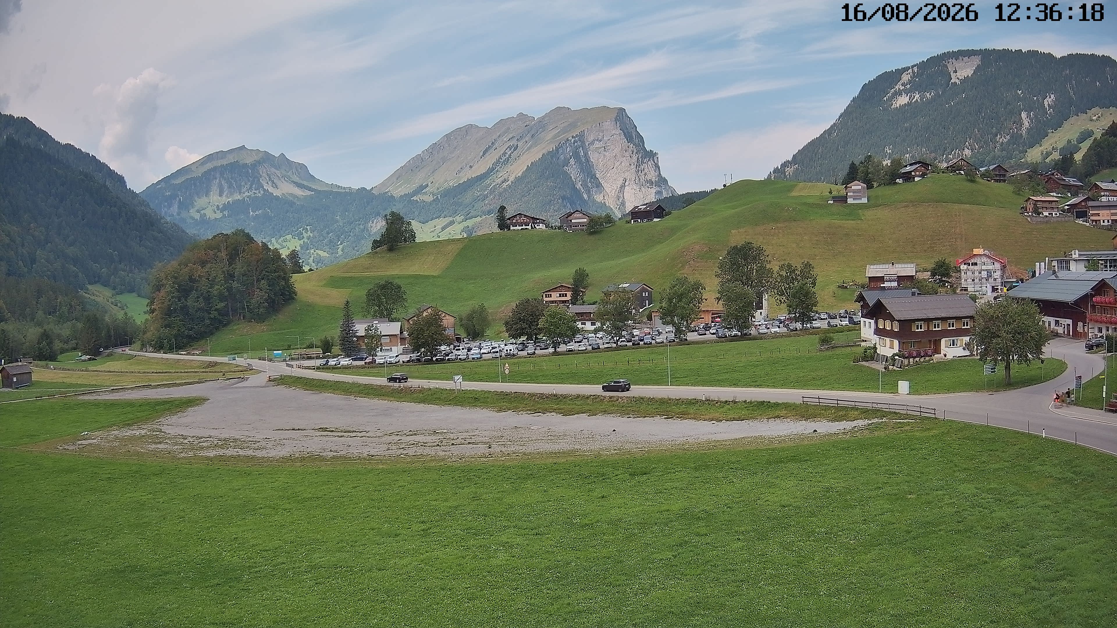 Archiv Foto Webcam Schoppernau: Ausblick Hotel Elisabeth