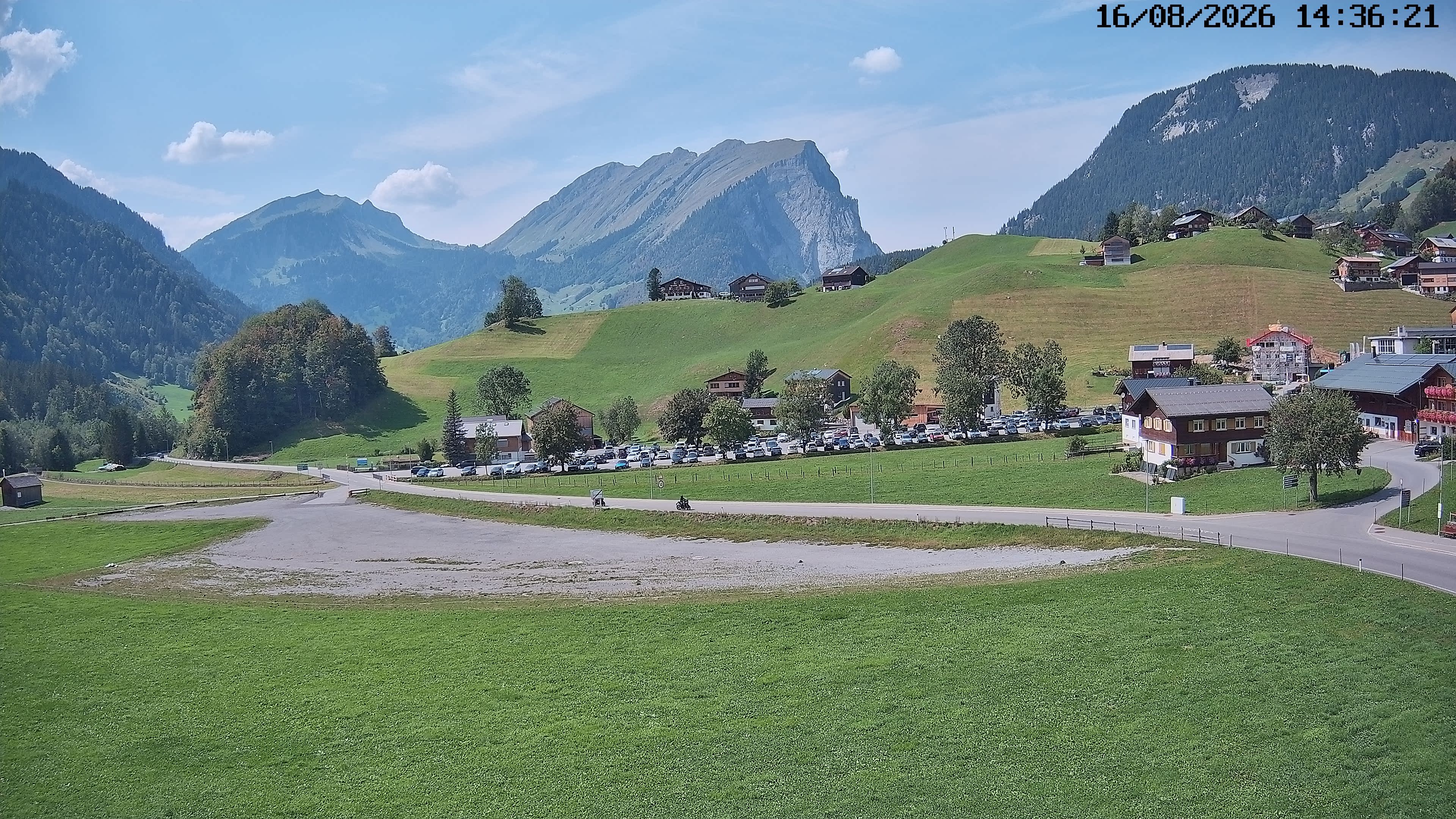 Archiv Foto Webcam Schoppernau: Ausblick Hotel Elisabeth