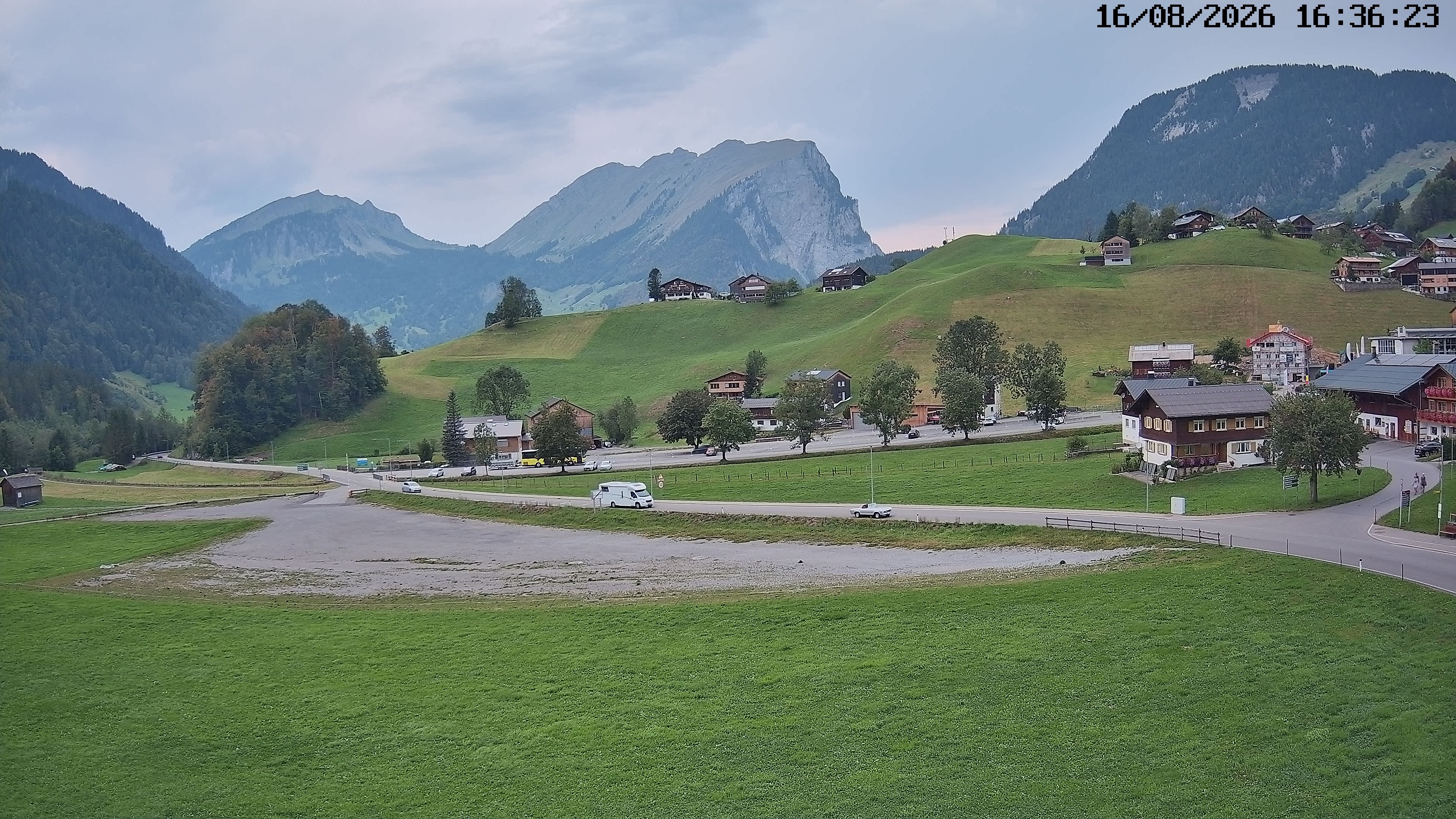 Archiv Foto Webcam Schoppernau: Ausblick Hotel Elisabeth