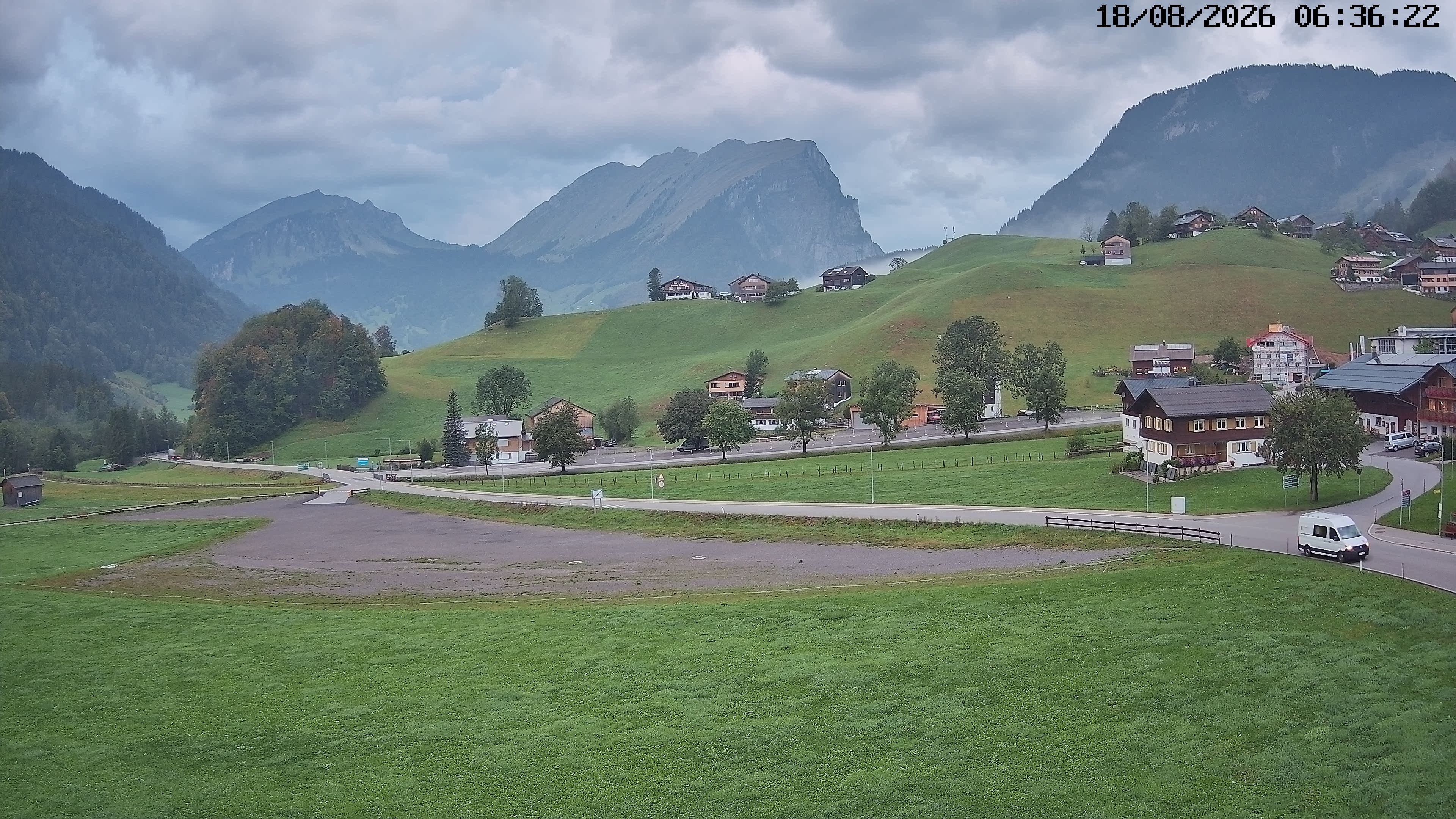 Archiv Foto Webcam Schoppernau: Ausblick Hotel Elisabeth
