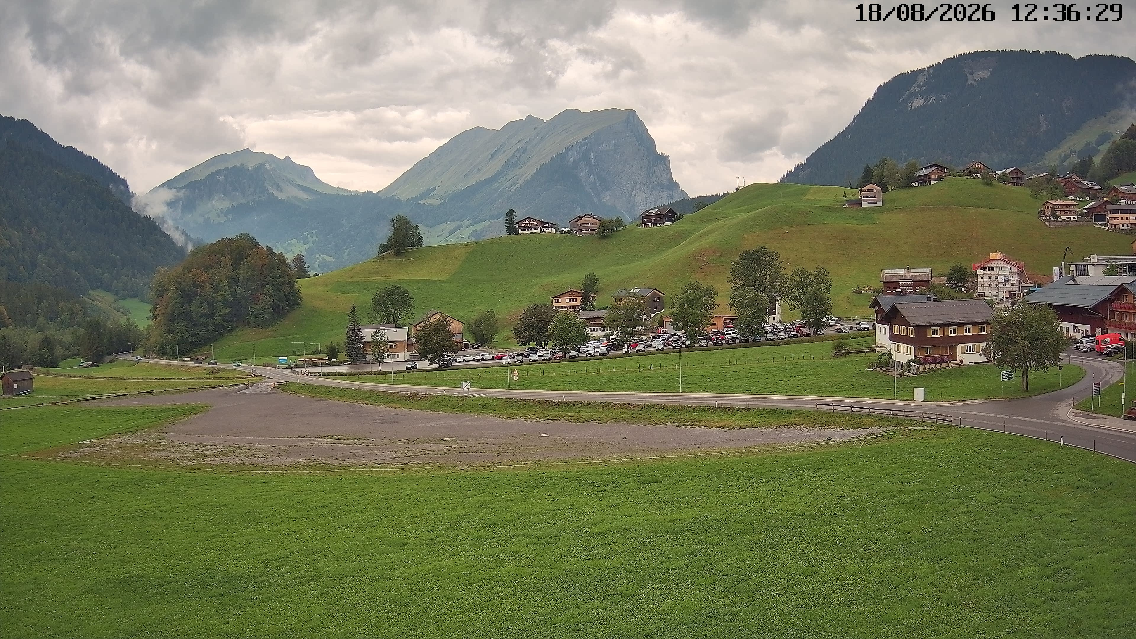 Archiv Foto Webcam Schoppernau: Ausblick Hotel Elisabeth