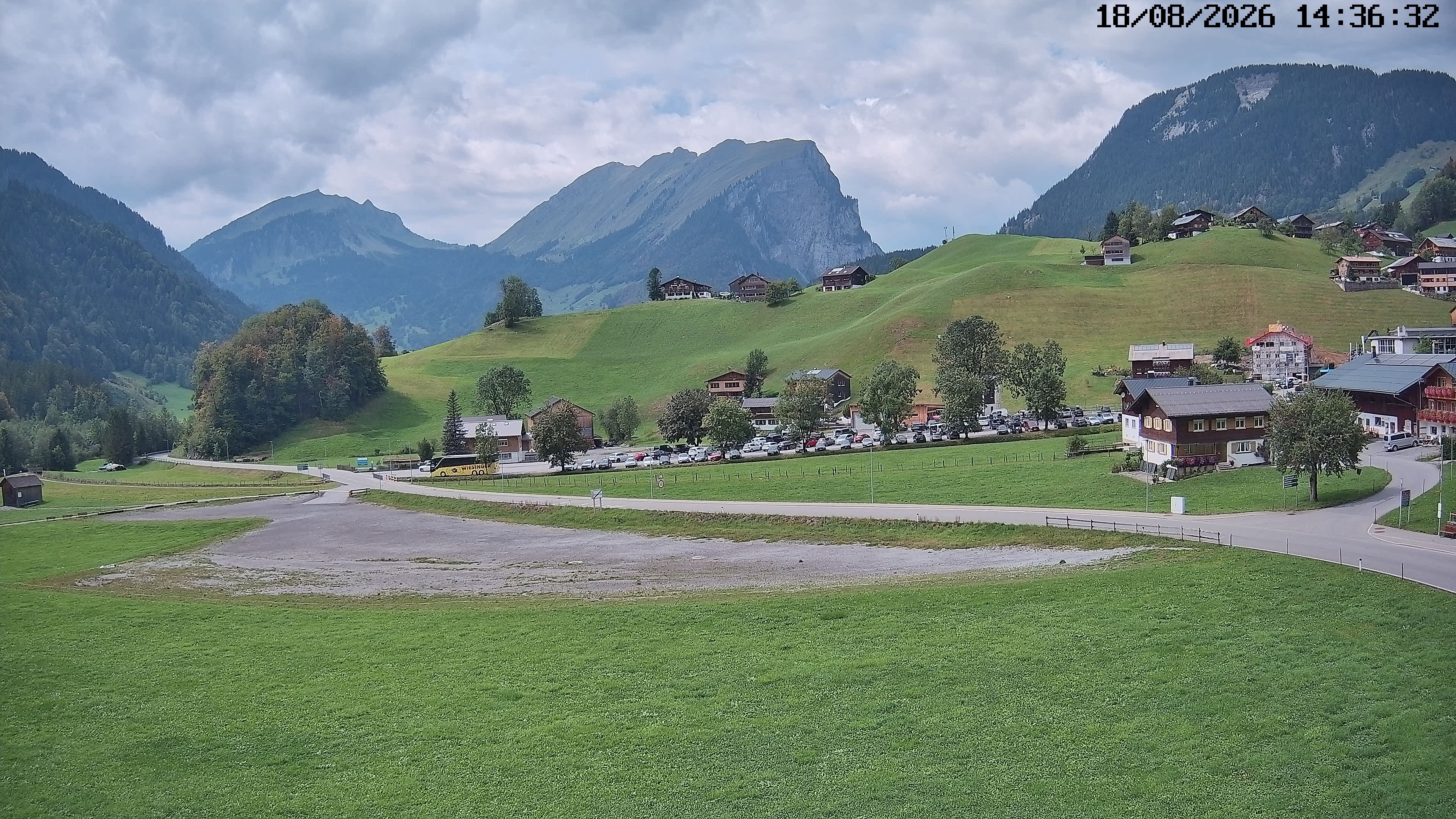 Archiv Foto Webcam Schoppernau: Ausblick Hotel Elisabeth