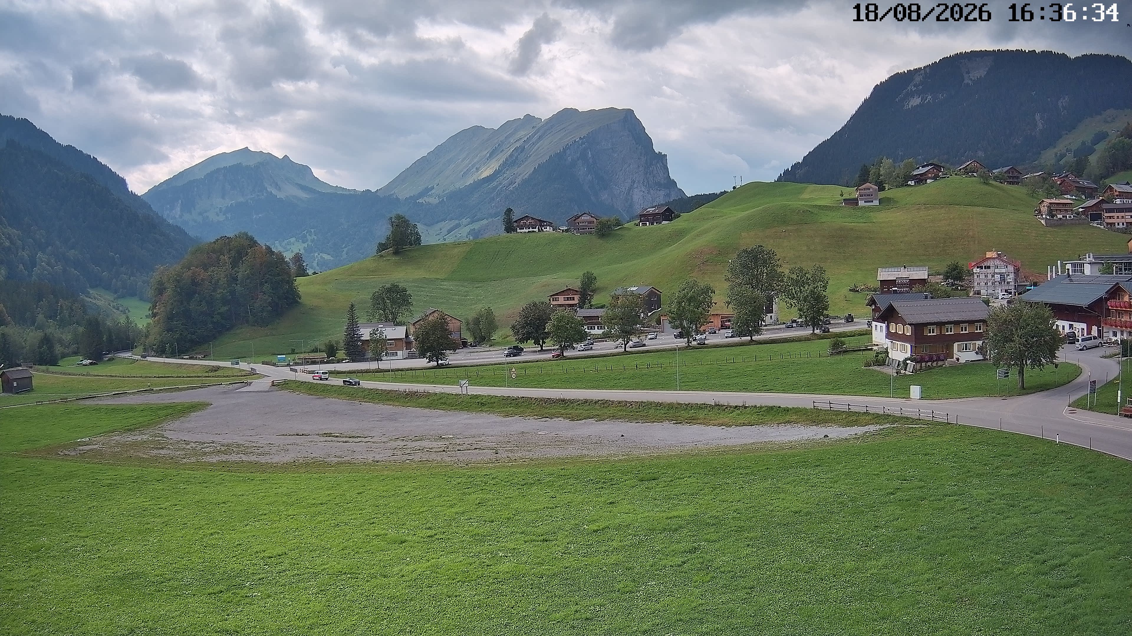 Archiv Foto Webcam Schoppernau: Ausblick Hotel Elisabeth