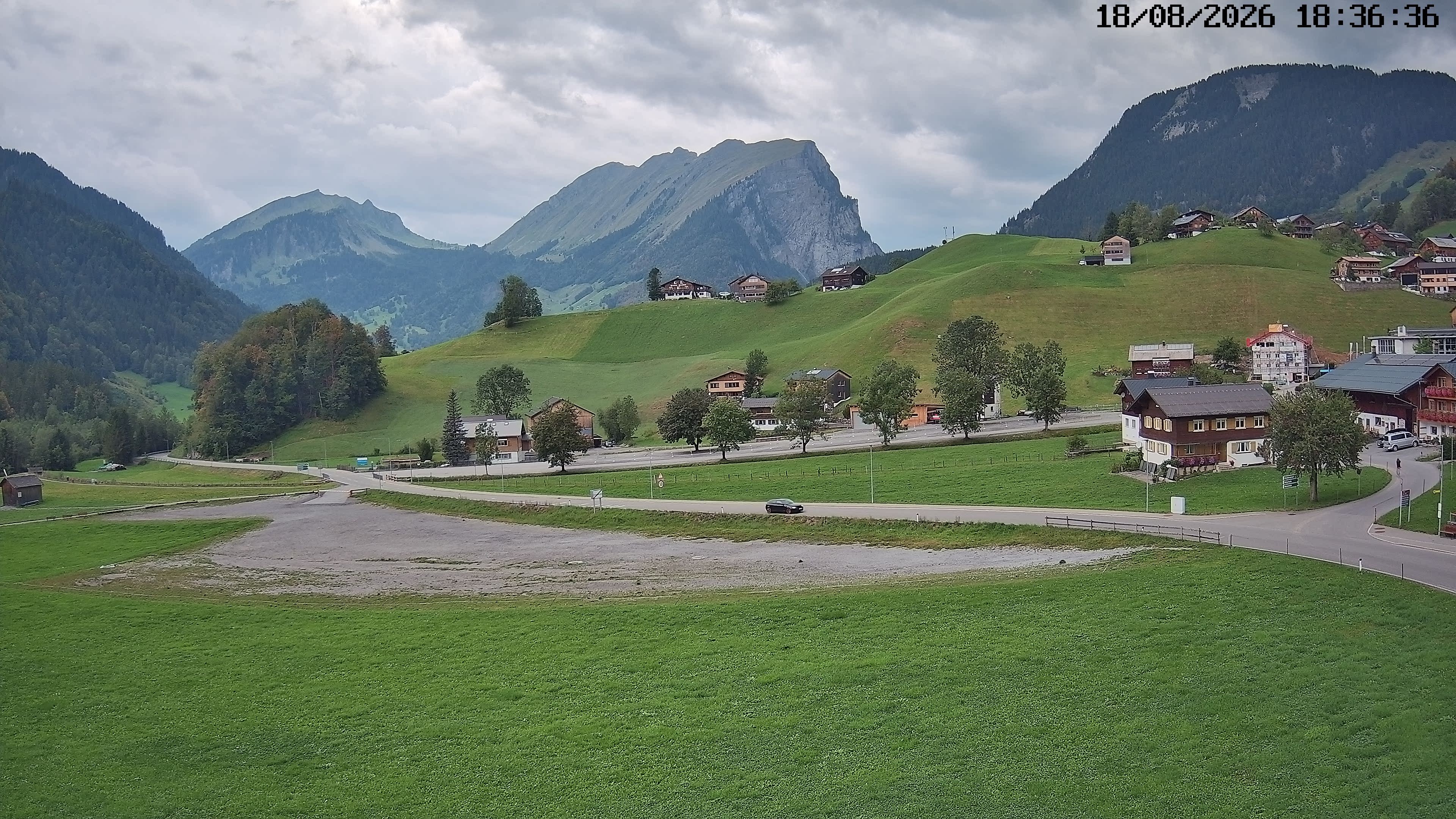 Archiv Foto Webcam Schoppernau: Ausblick Hotel Elisabeth