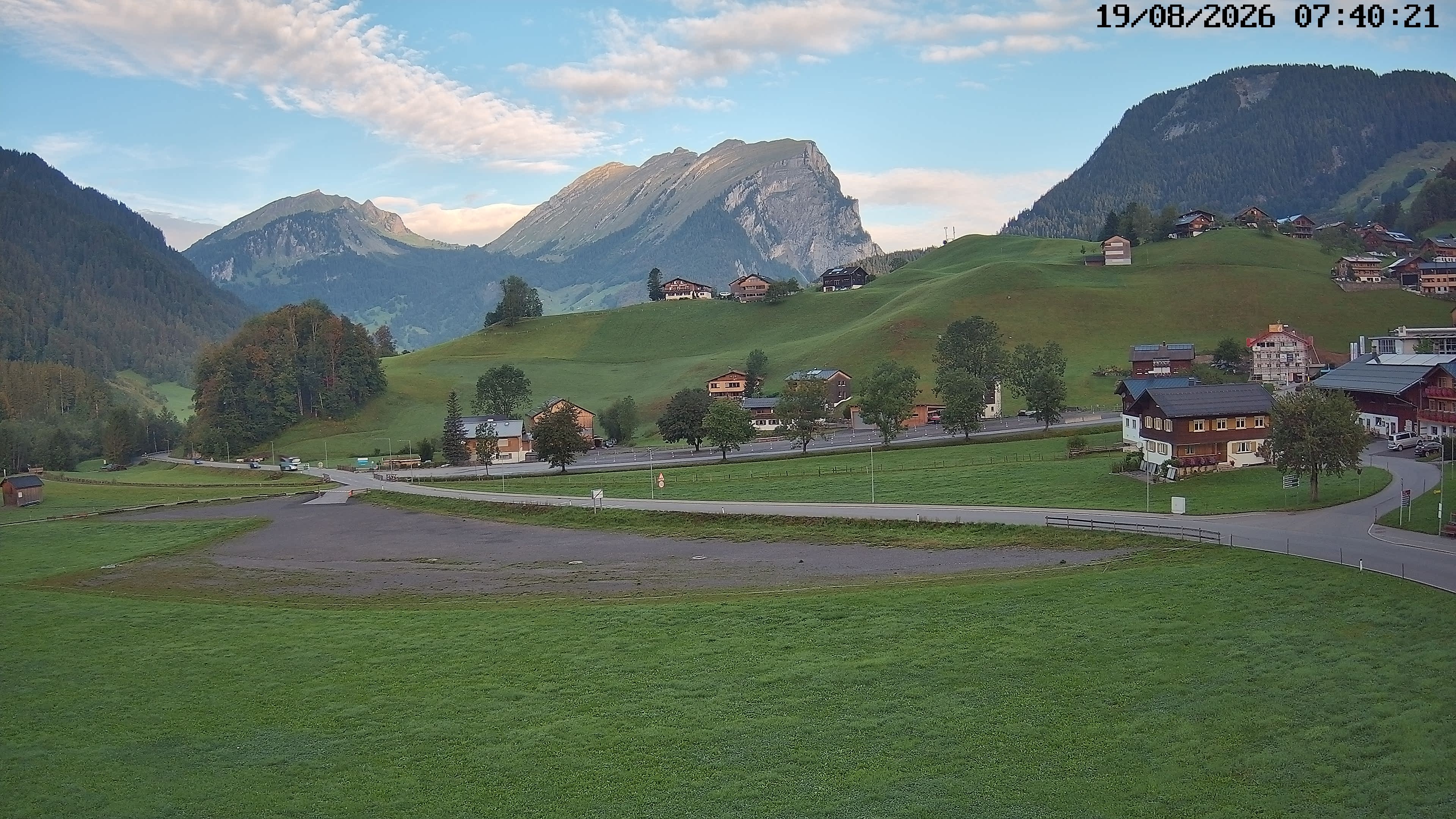Archived image Webcam Schoppernau - Hotel Elisabeth