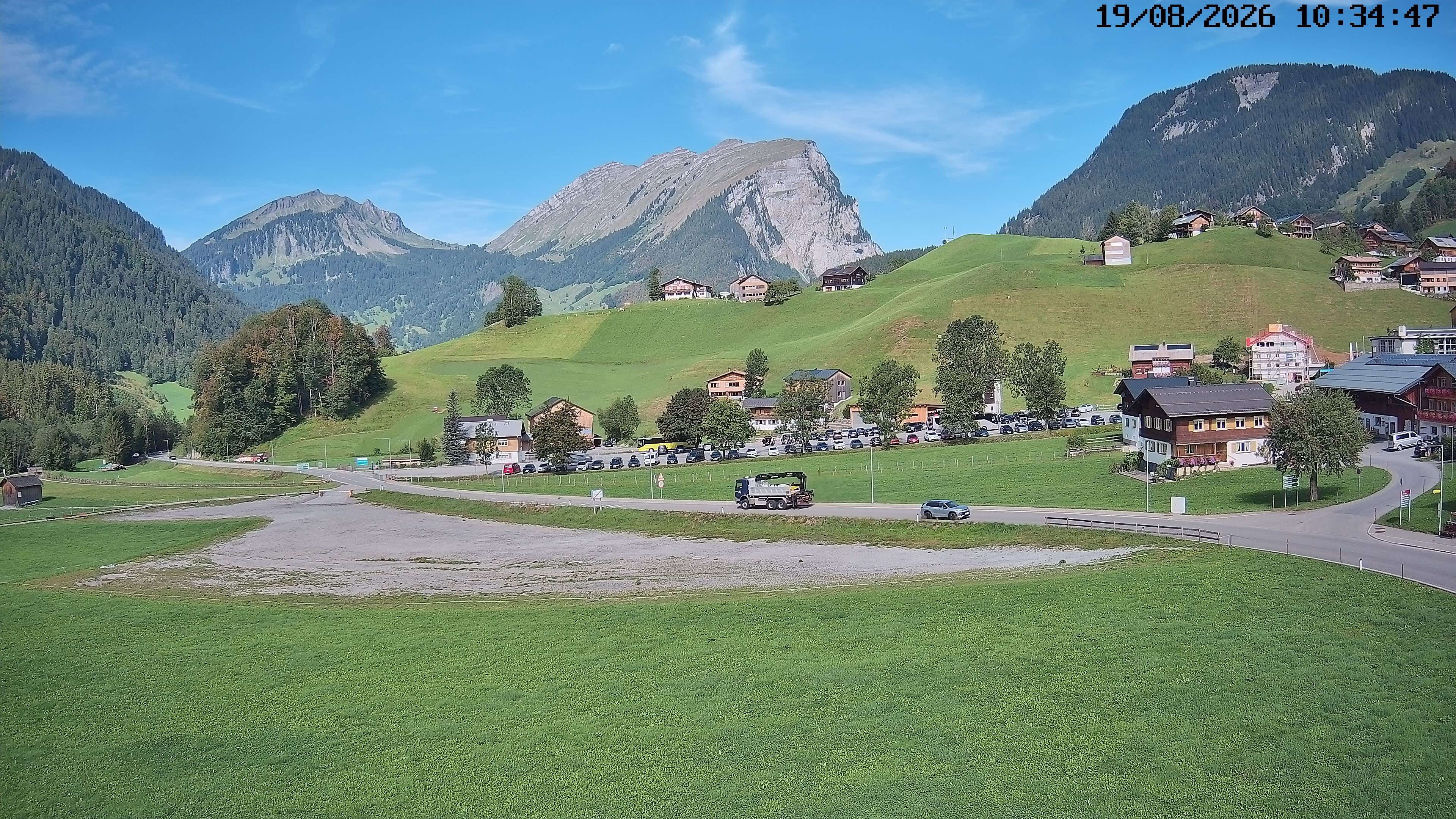 Archived image Webcam Schoppernau - Hotel Elisabeth