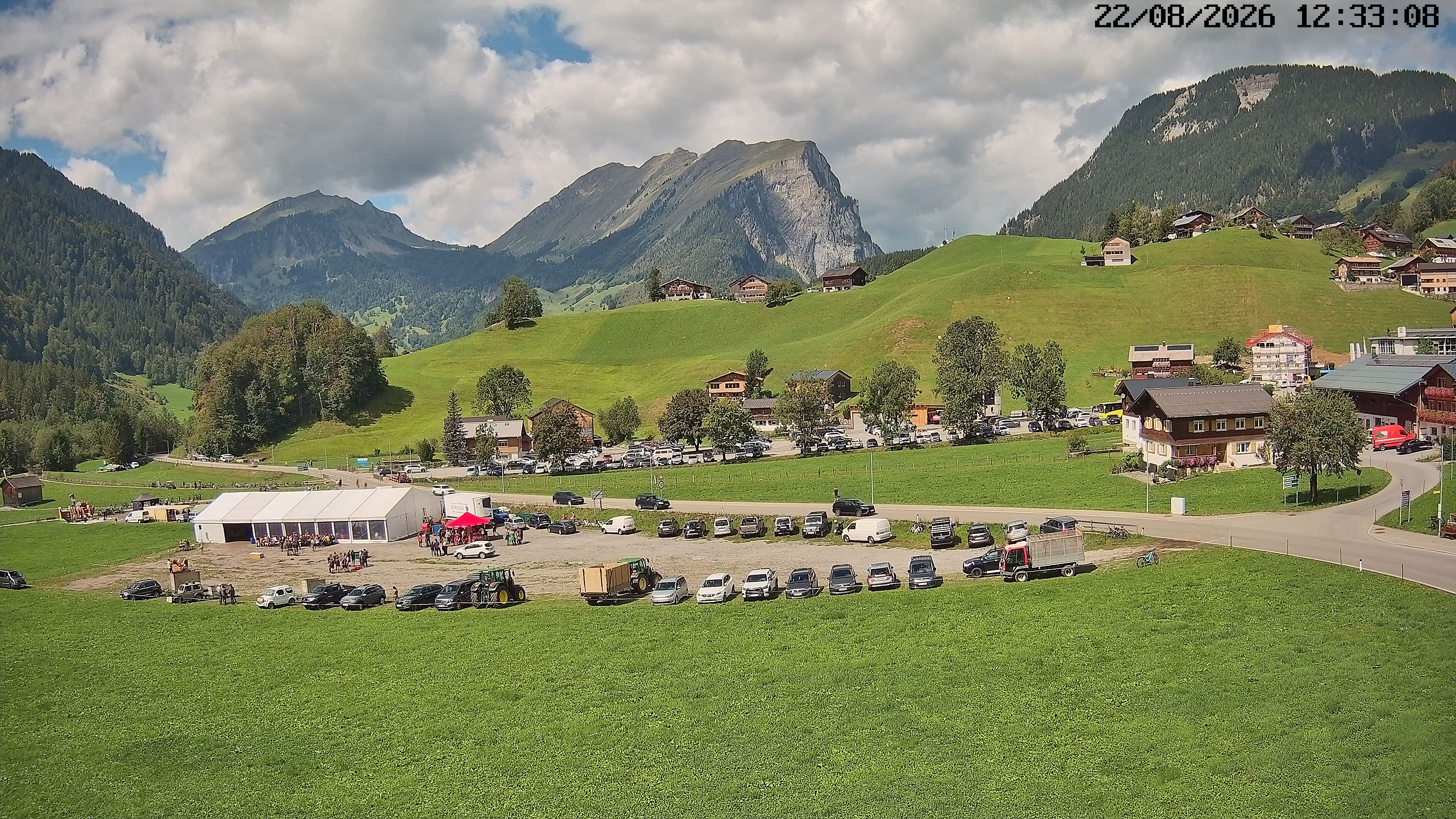 Archived image Webcam Schoppernau - Hotel Elisabeth