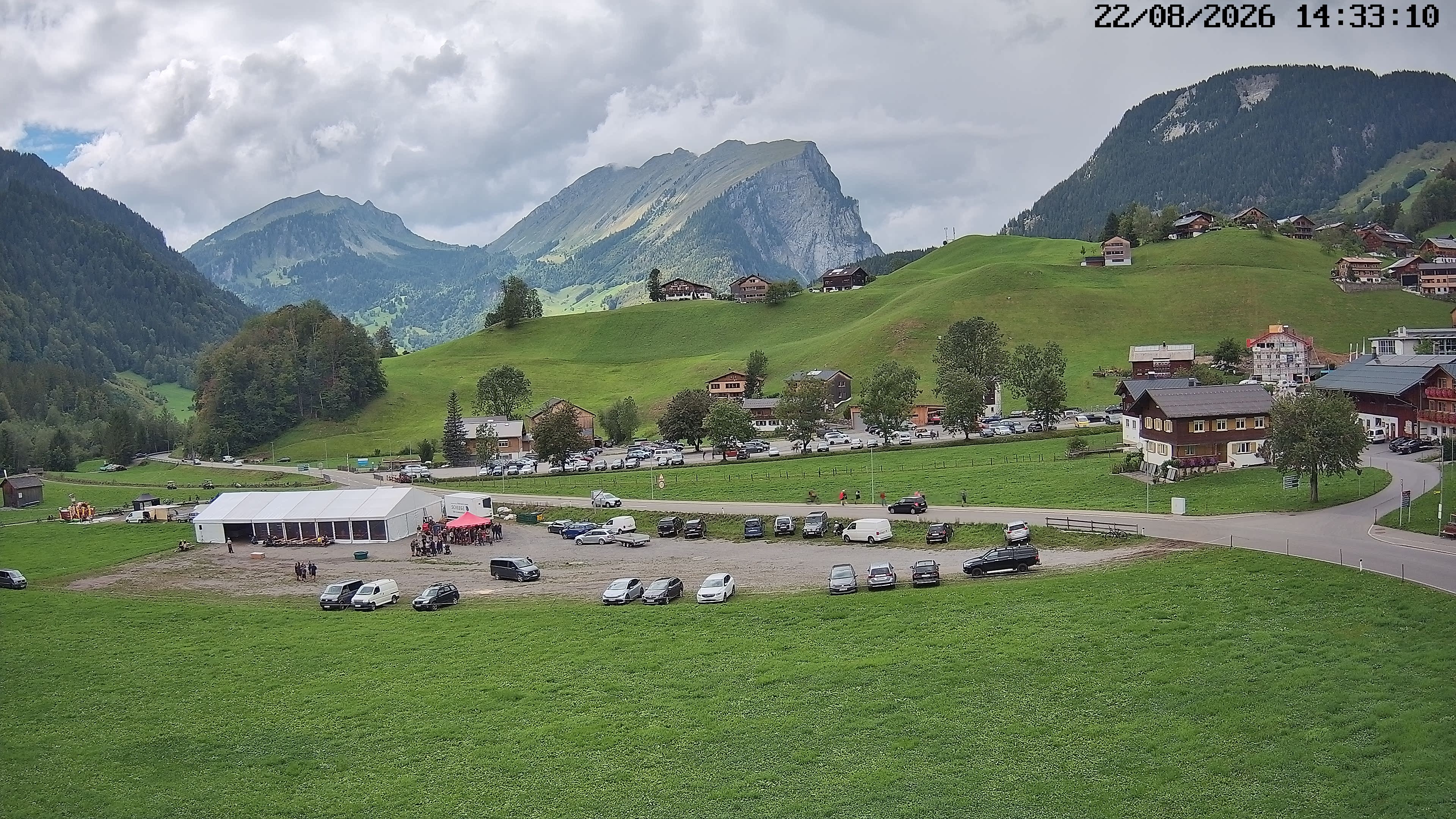 Archived image Webcam Schoppernau - Hotel Elisabeth