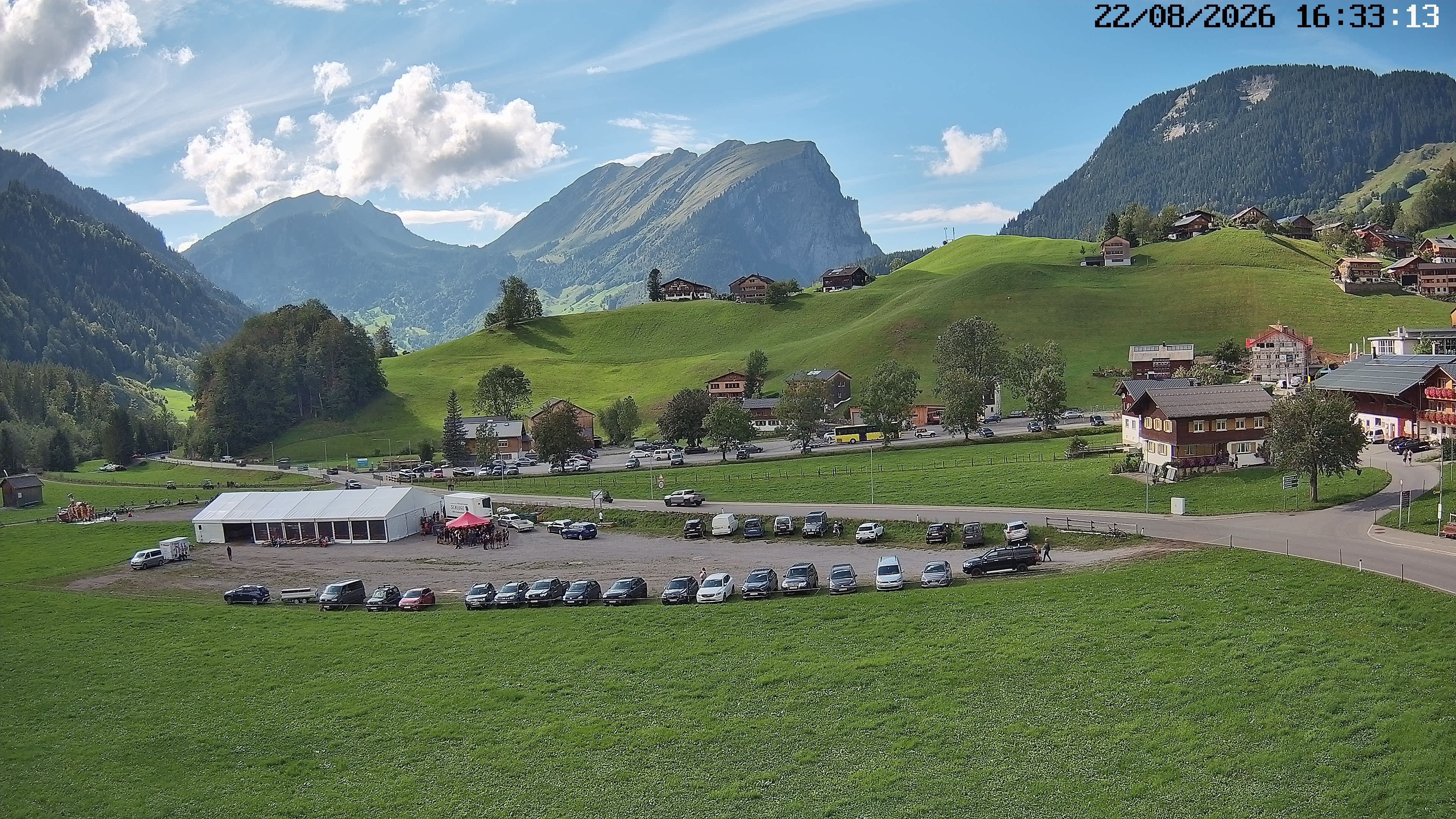 Archived image Webcam Schoppernau - Hotel Elisabeth