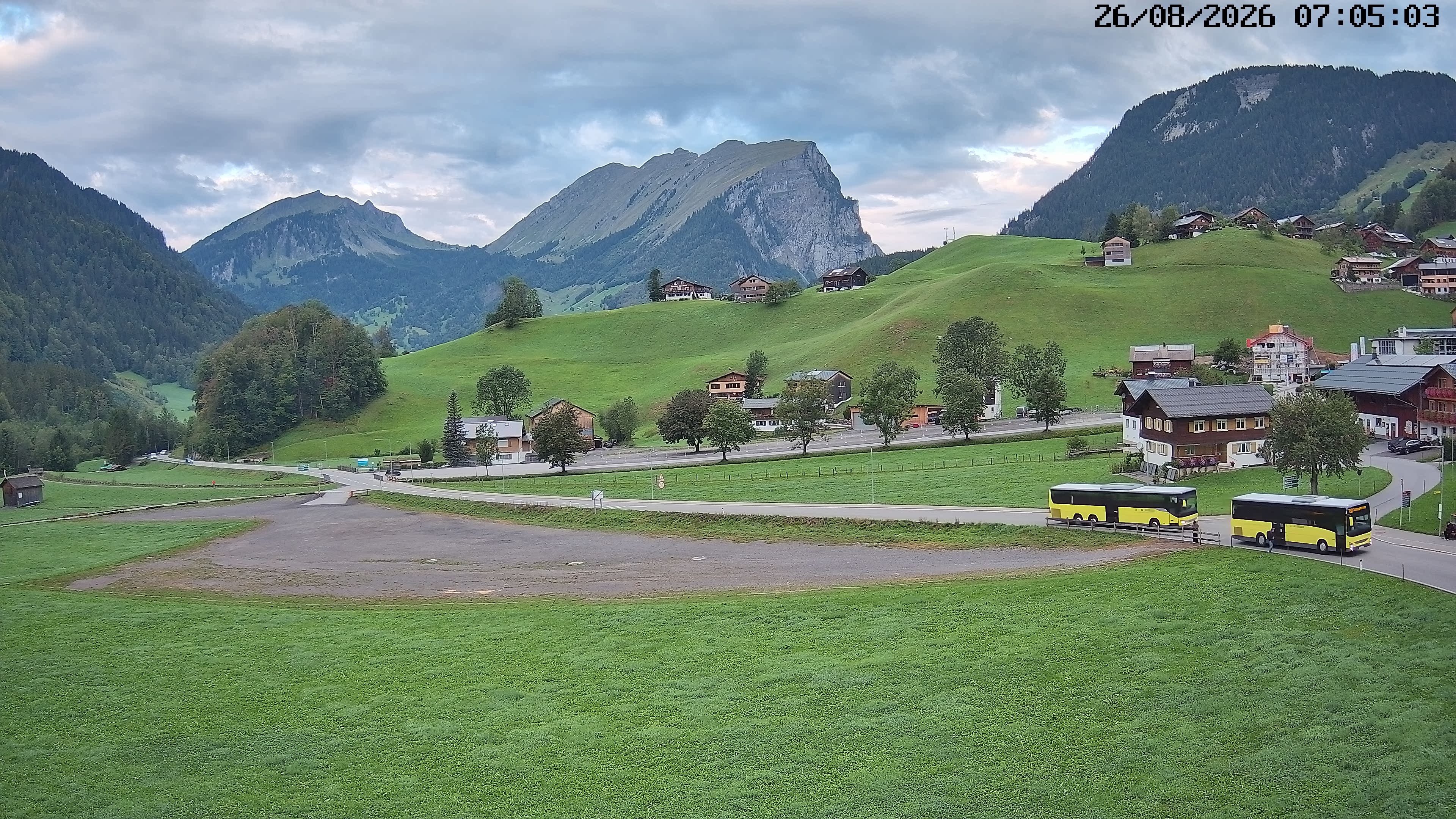 Archiv Foto Webcam Schoppernau: Ausblick Hotel Elisabeth