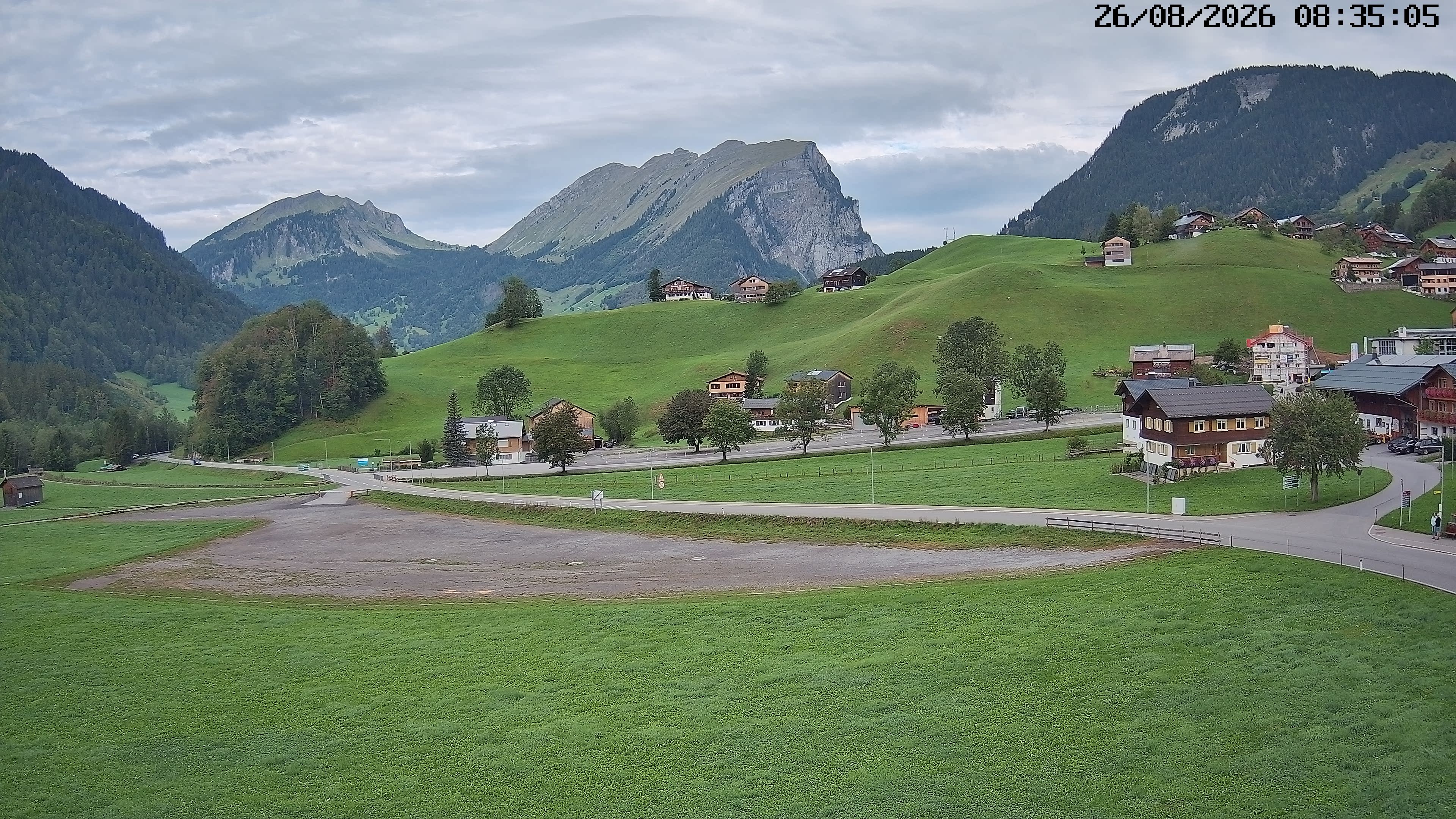 Archiv Foto Webcam Schoppernau: Ausblick Hotel Elisabeth