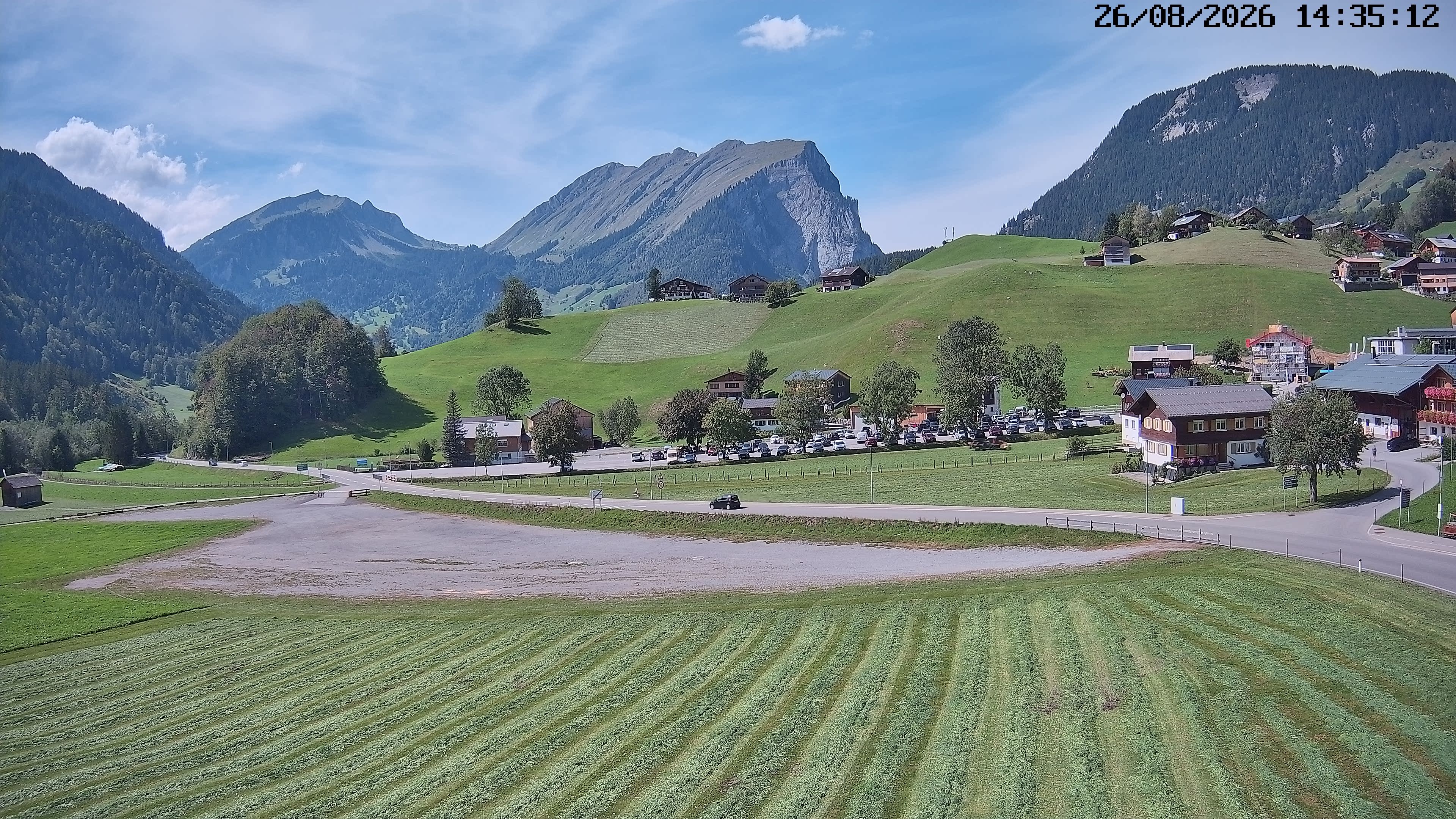 Archiv Foto Webcam Schoppernau: Ausblick Hotel Elisabeth