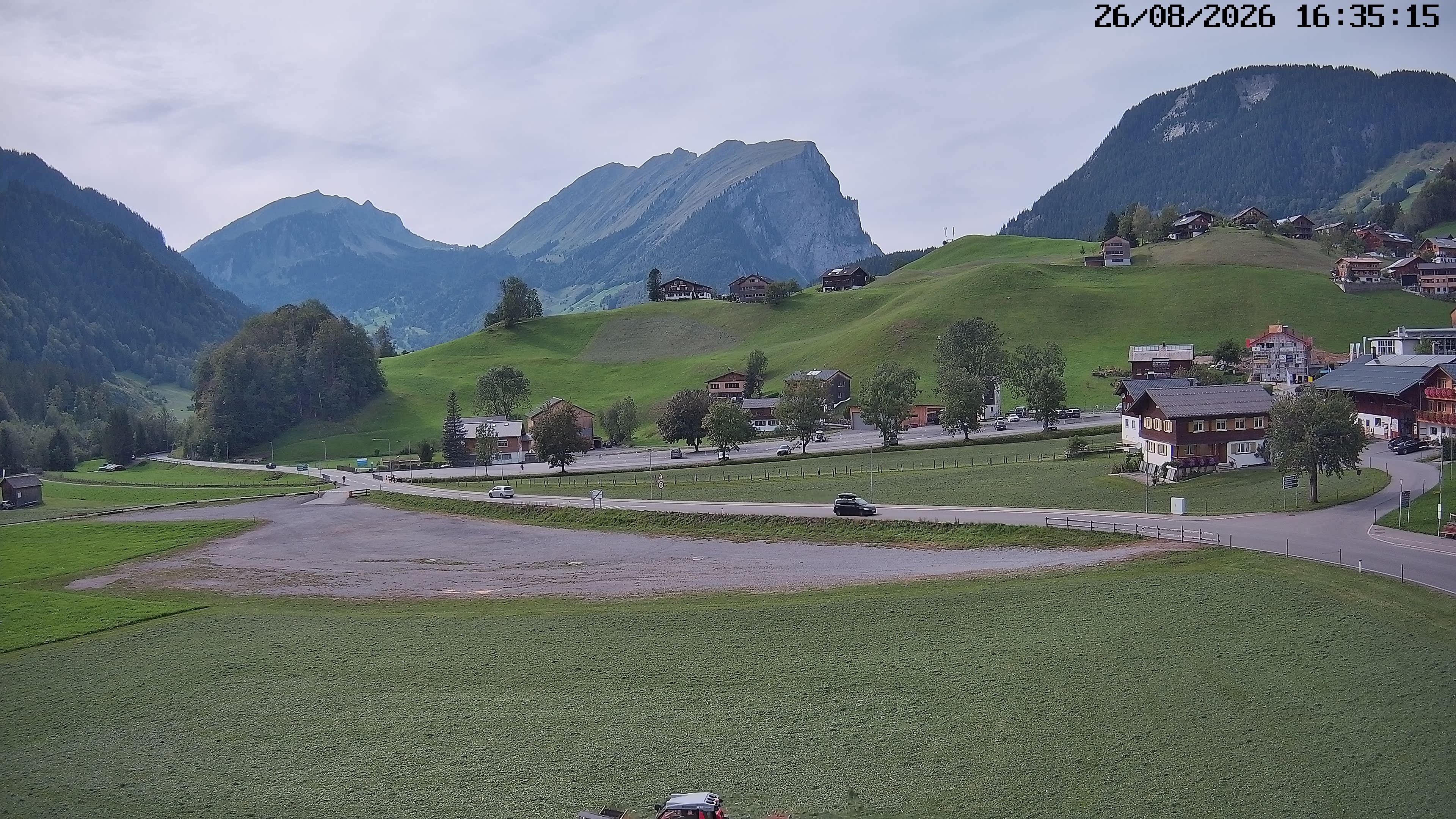 Archiv Foto Webcam Schoppernau: Ausblick Hotel Elisabeth