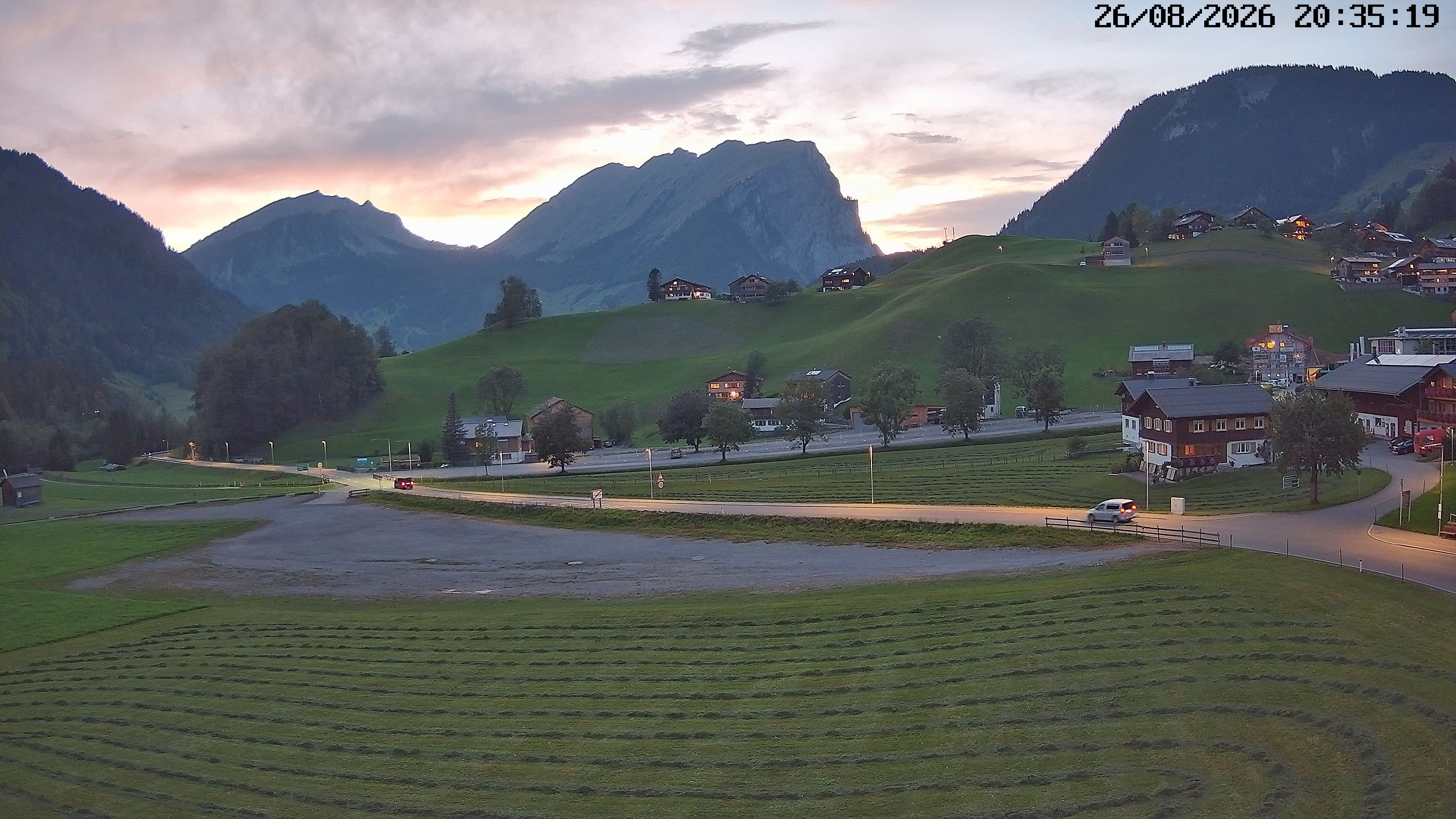 Archiv Foto Webcam Schoppernau: Ausblick Hotel Elisabeth