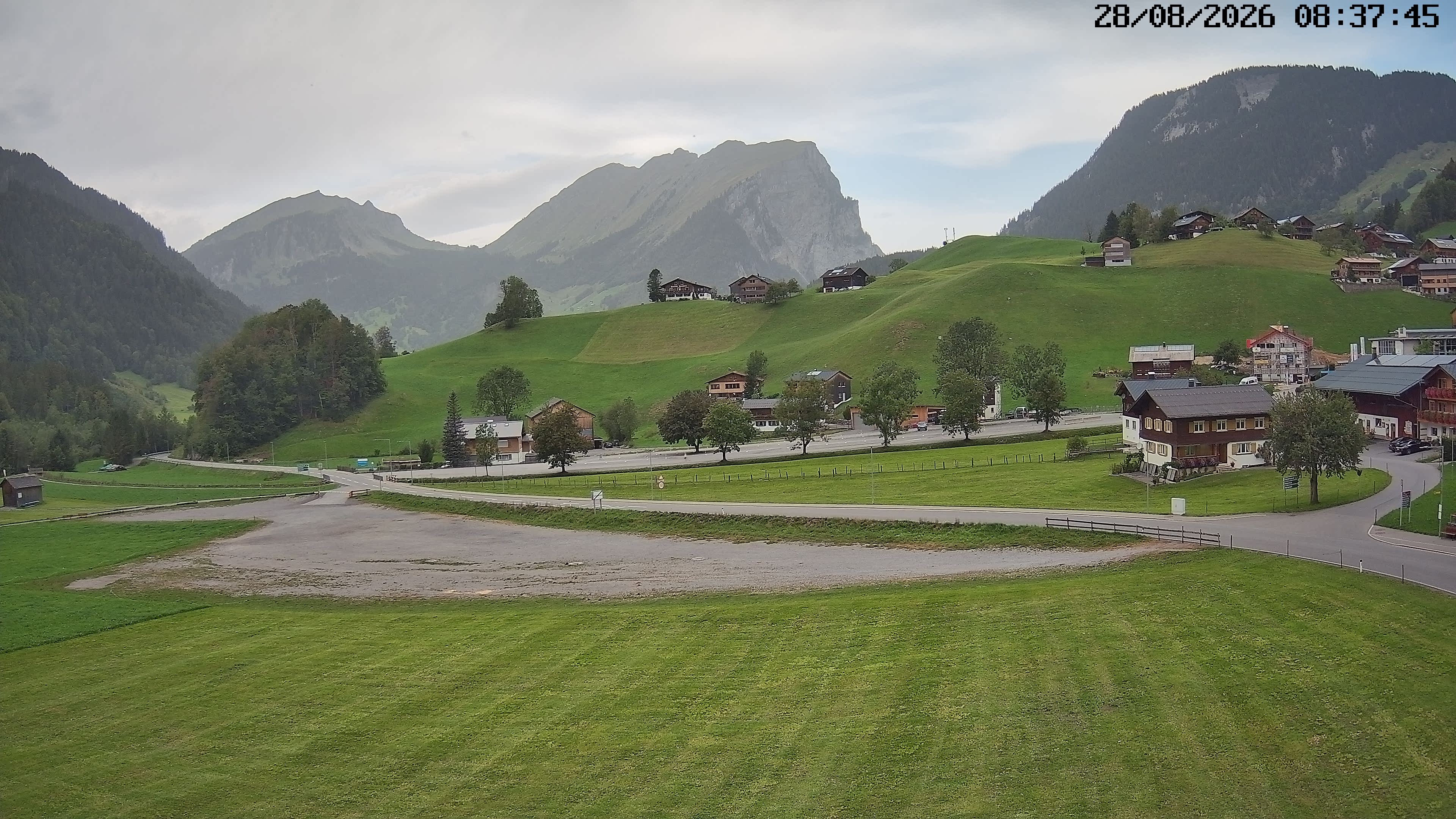 Archiv Foto Webcam Schoppernau: Ausblick Hotel Elisabeth