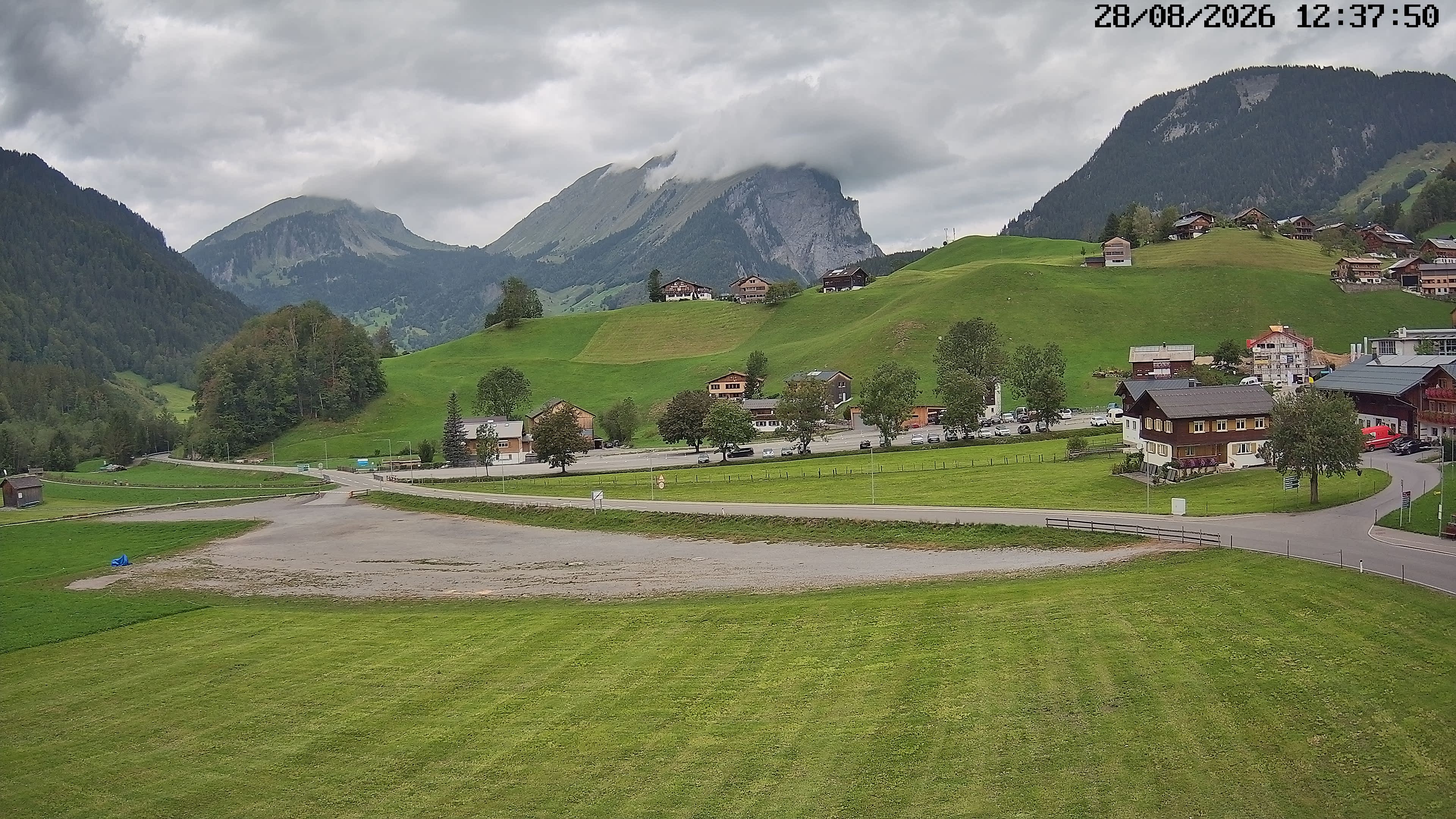 Archiv Foto Webcam Schoppernau: Ausblick Hotel Elisabeth