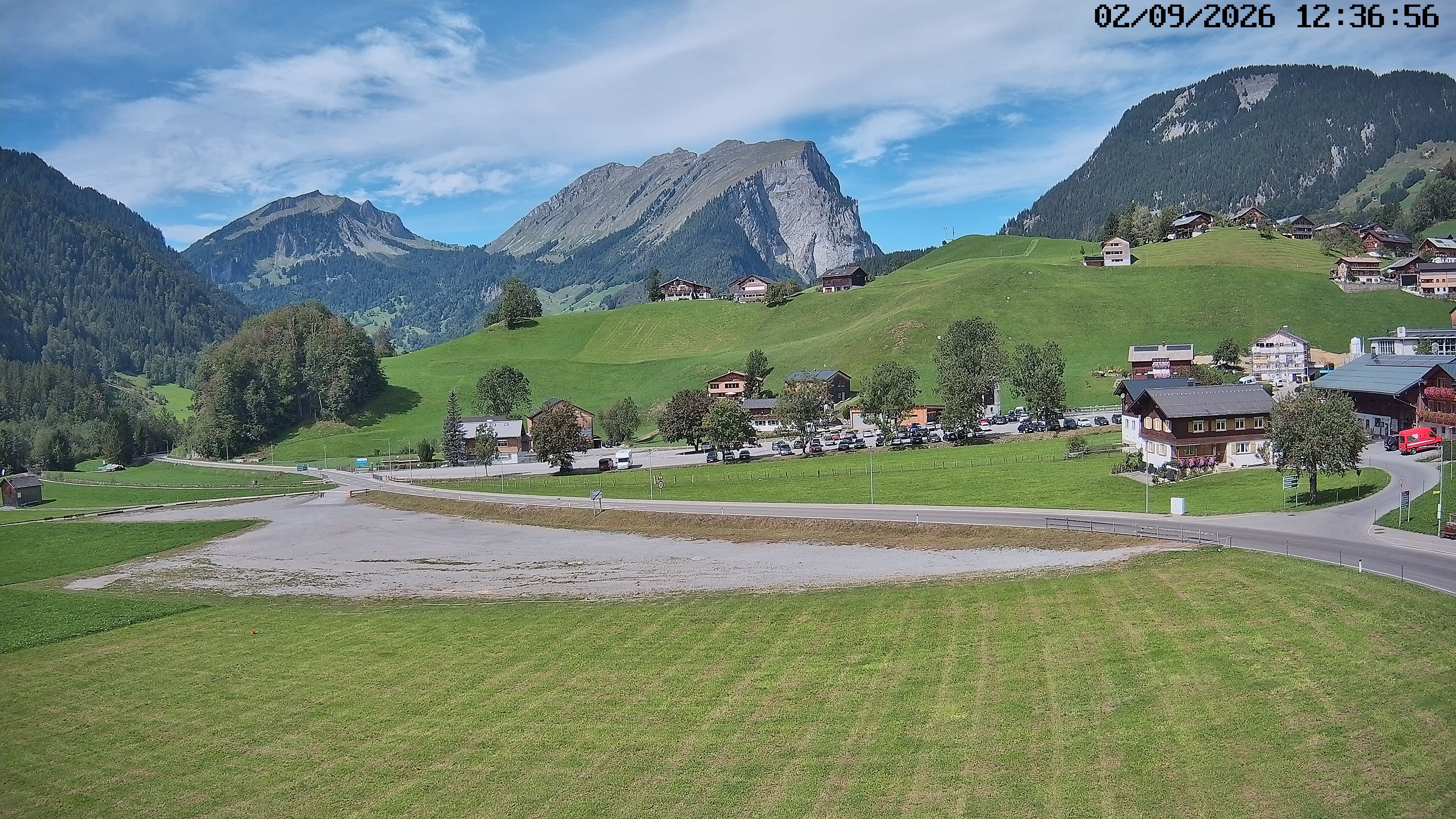 Archiv Foto Webcam Schoppernau: Ausblick Hotel Elisabeth
