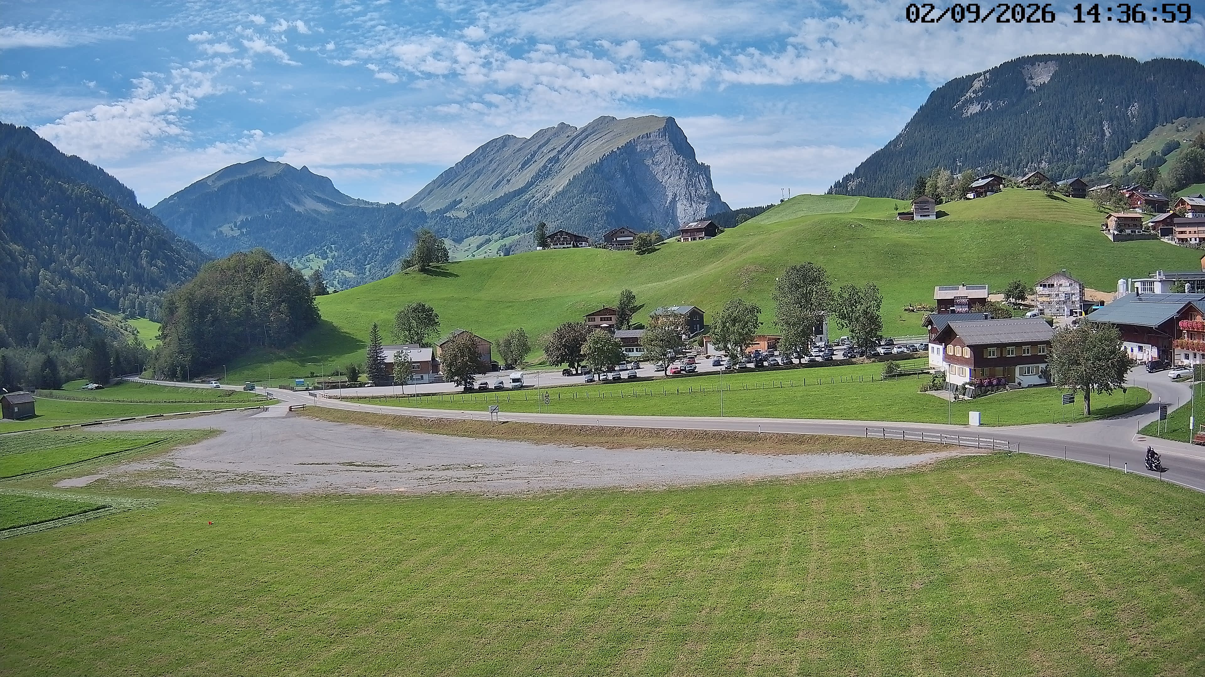 Archiv Foto Webcam Schoppernau: Ausblick Hotel Elisabeth