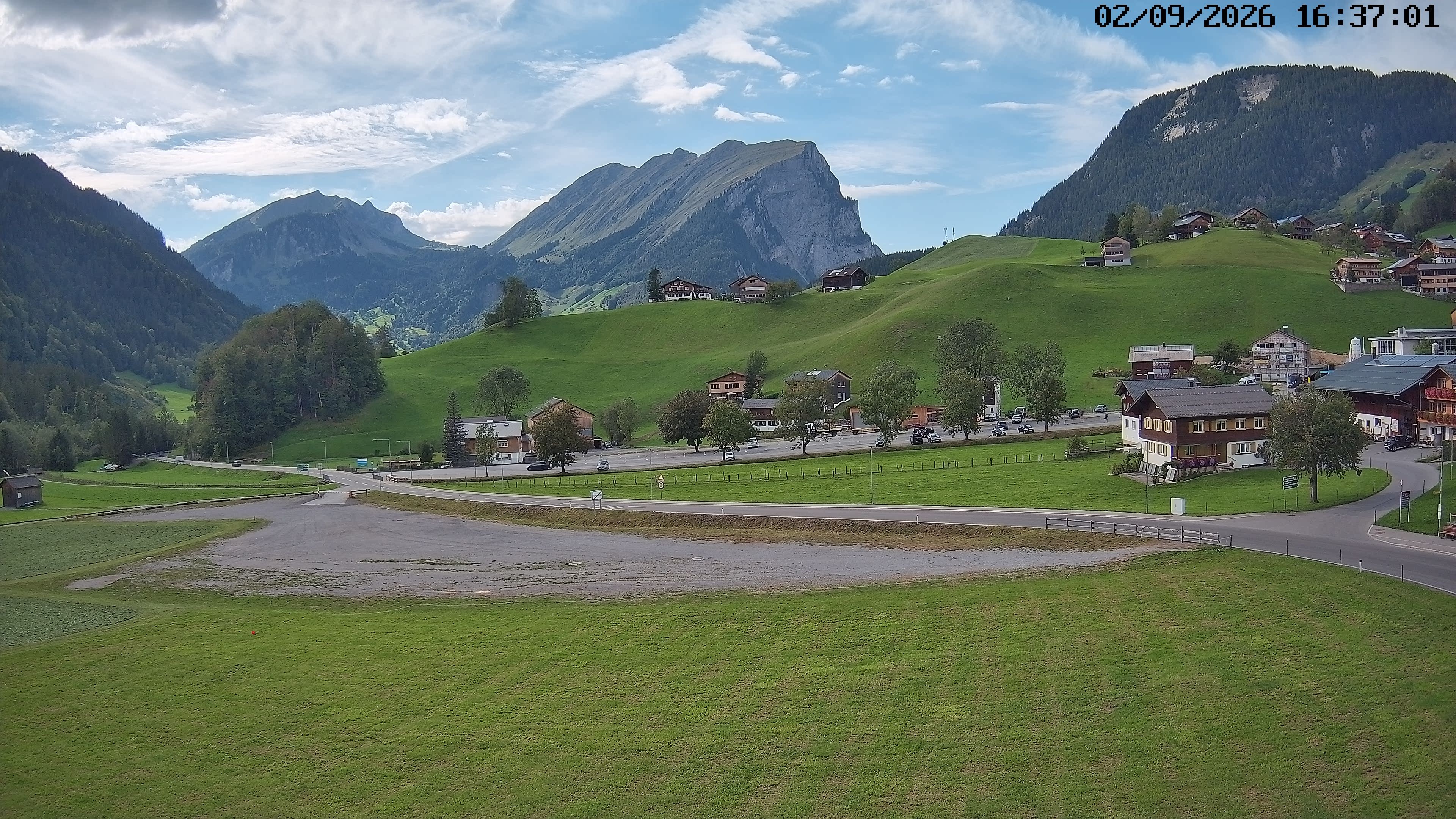 Archiv Foto Webcam Schoppernau: Ausblick Hotel Elisabeth