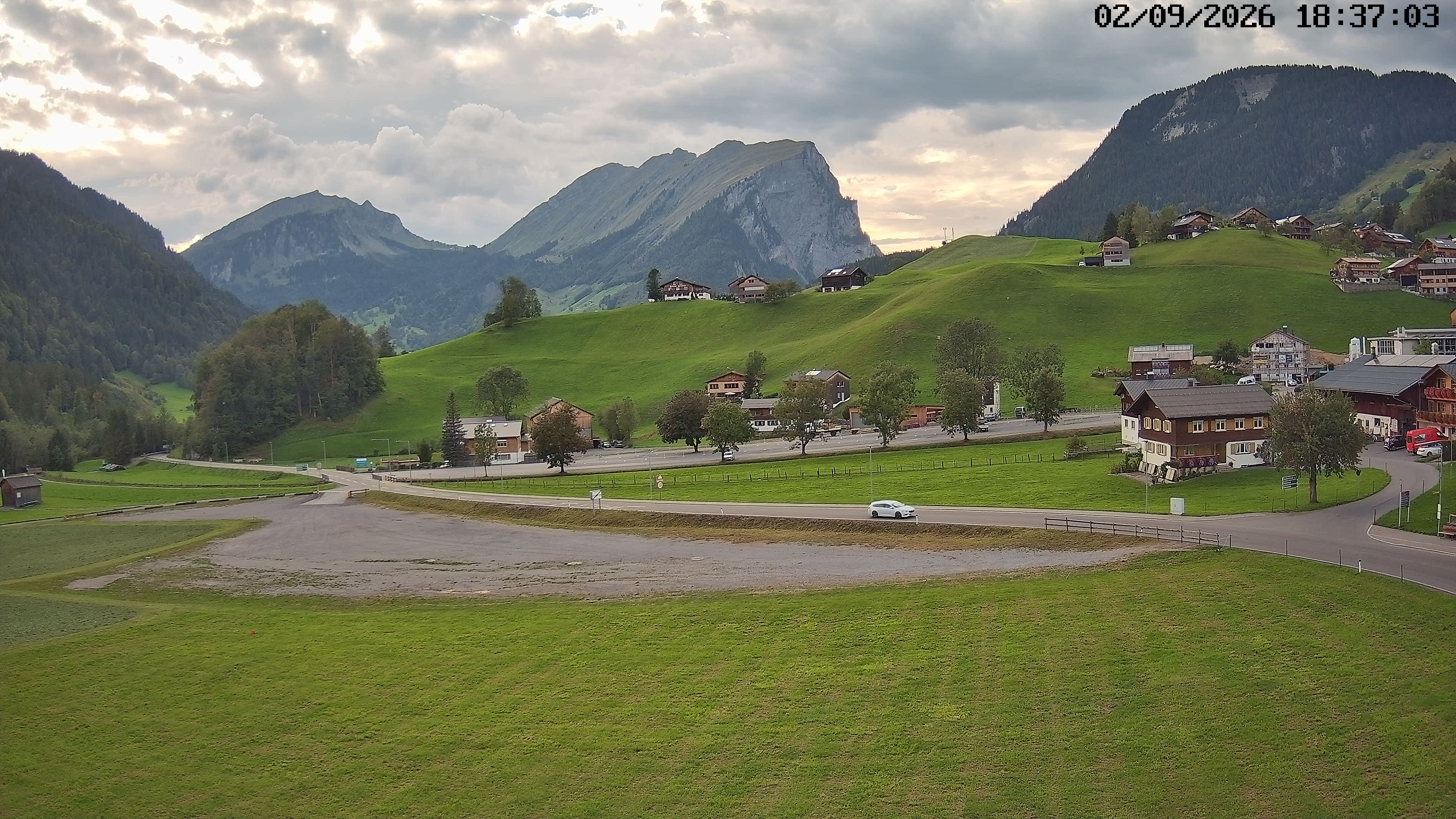 Archiv Foto Webcam Schoppernau: Ausblick Hotel Elisabeth