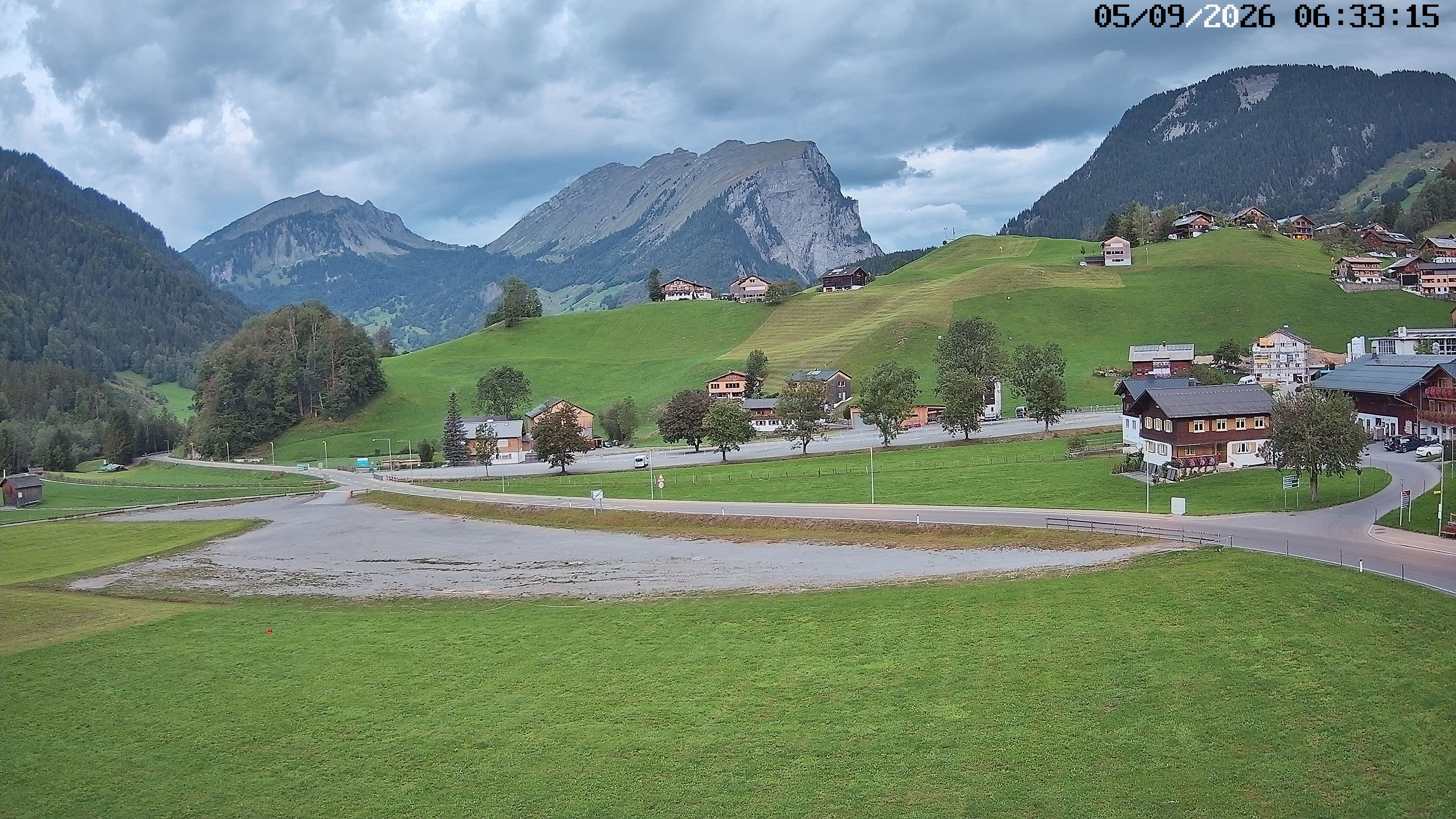 Archiv Foto Webcam Schoppernau: Ausblick Hotel Elisabeth