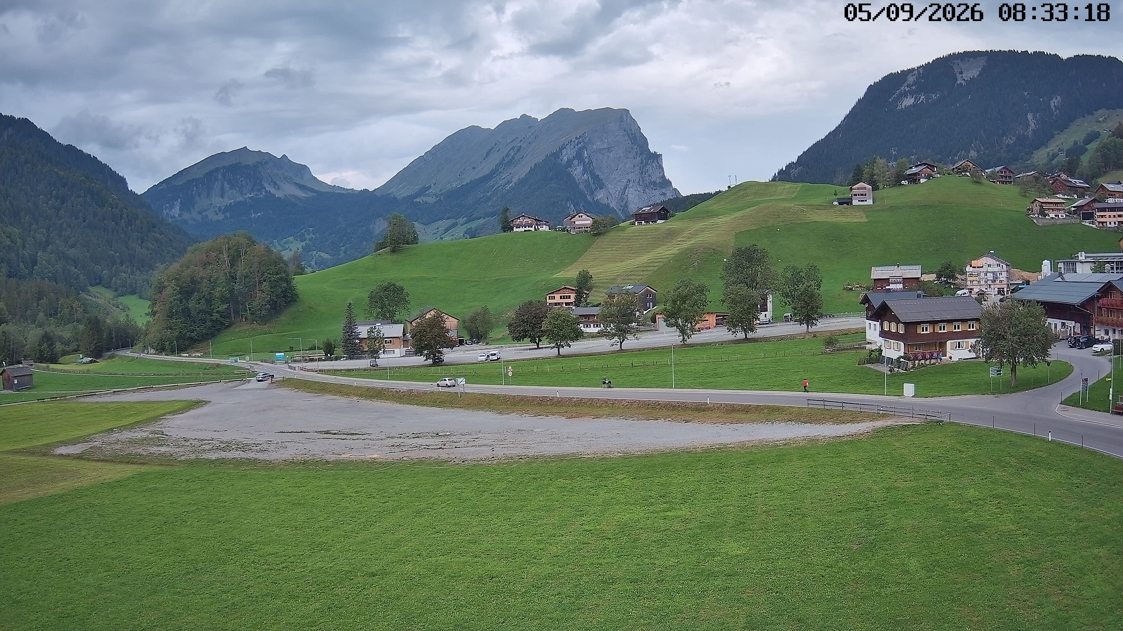 Archiv Foto Webcam Schoppernau: Ausblick Hotel Elisabeth