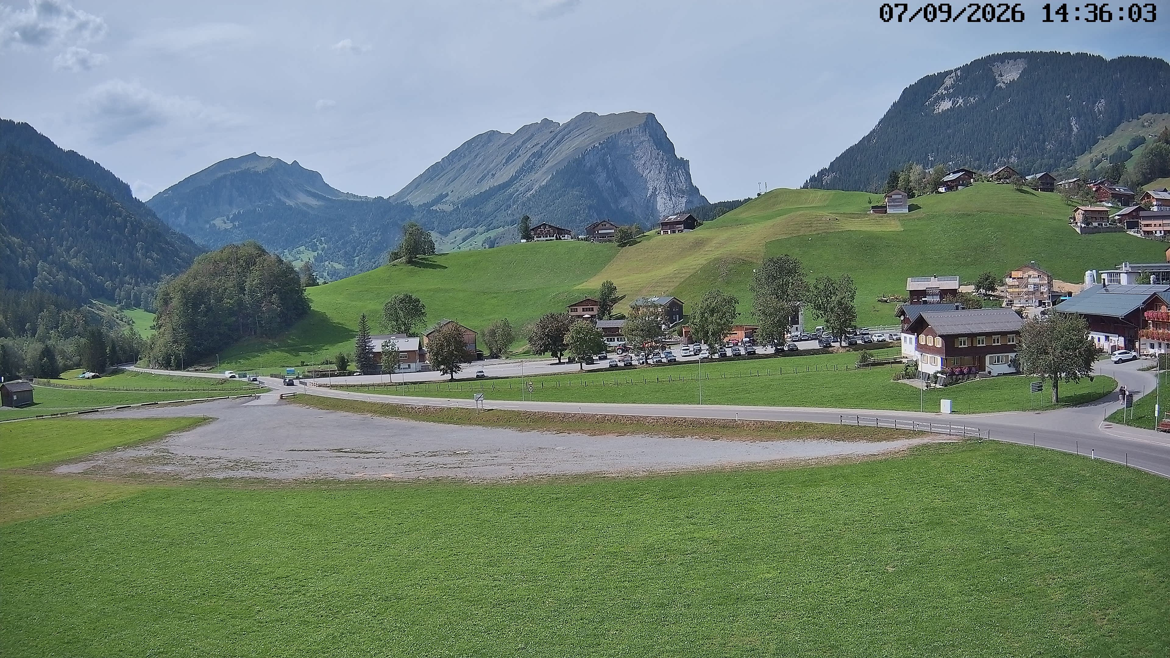 Archiv Foto Webcam Schoppernau: Ausblick Hotel Elisabeth
