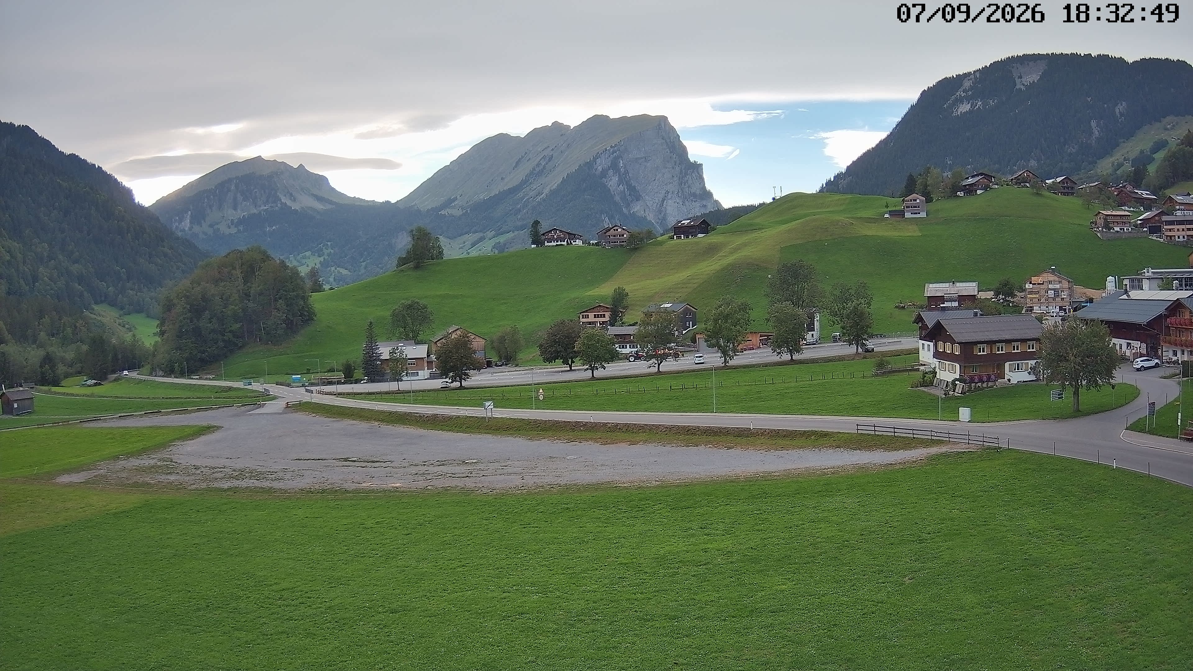 Archiv Foto Webcam Schoppernau: Ausblick Hotel Elisabeth
