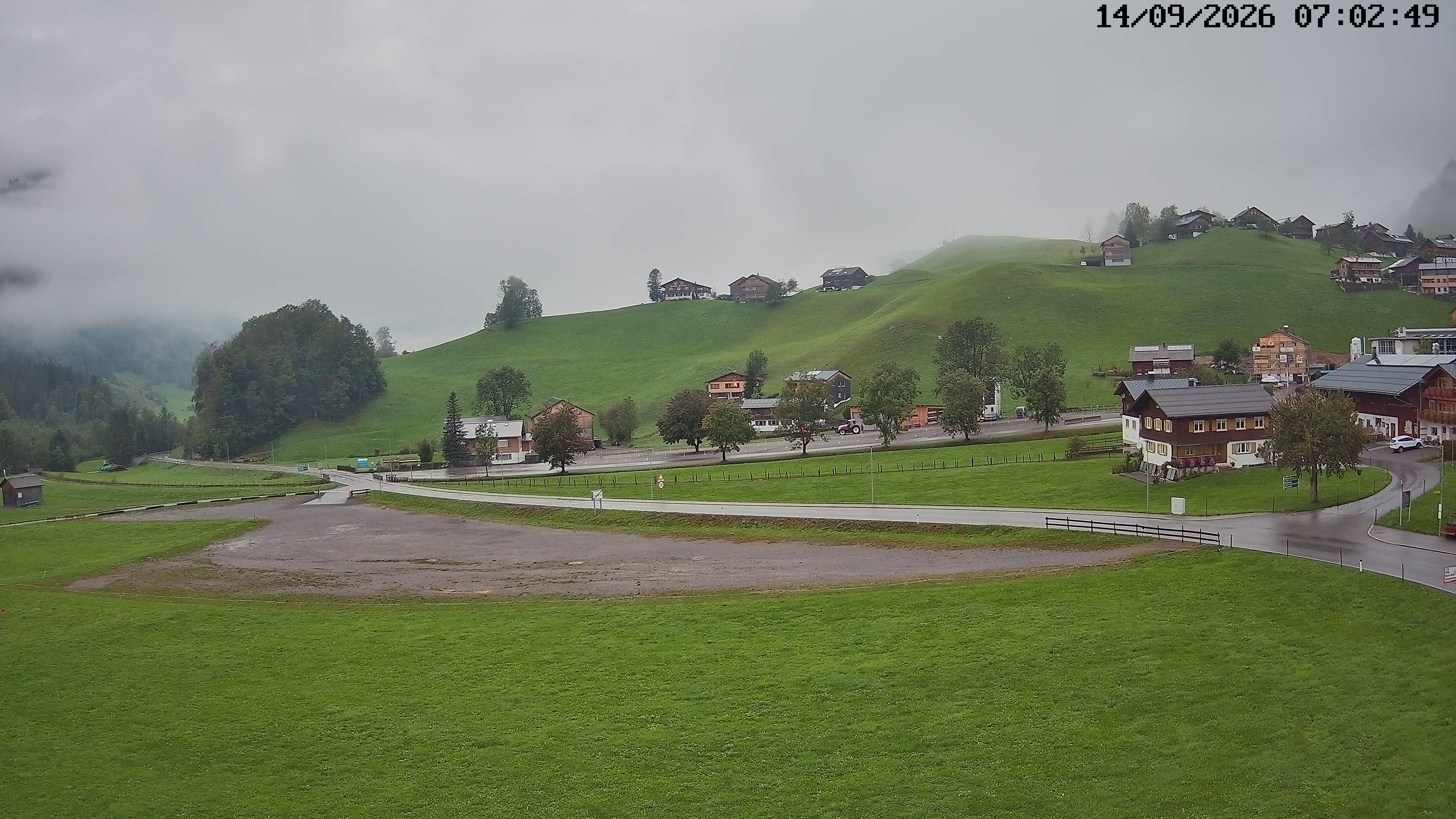 Archiv Foto Webcam Schoppernau: Ausblick Hotel Elisabeth