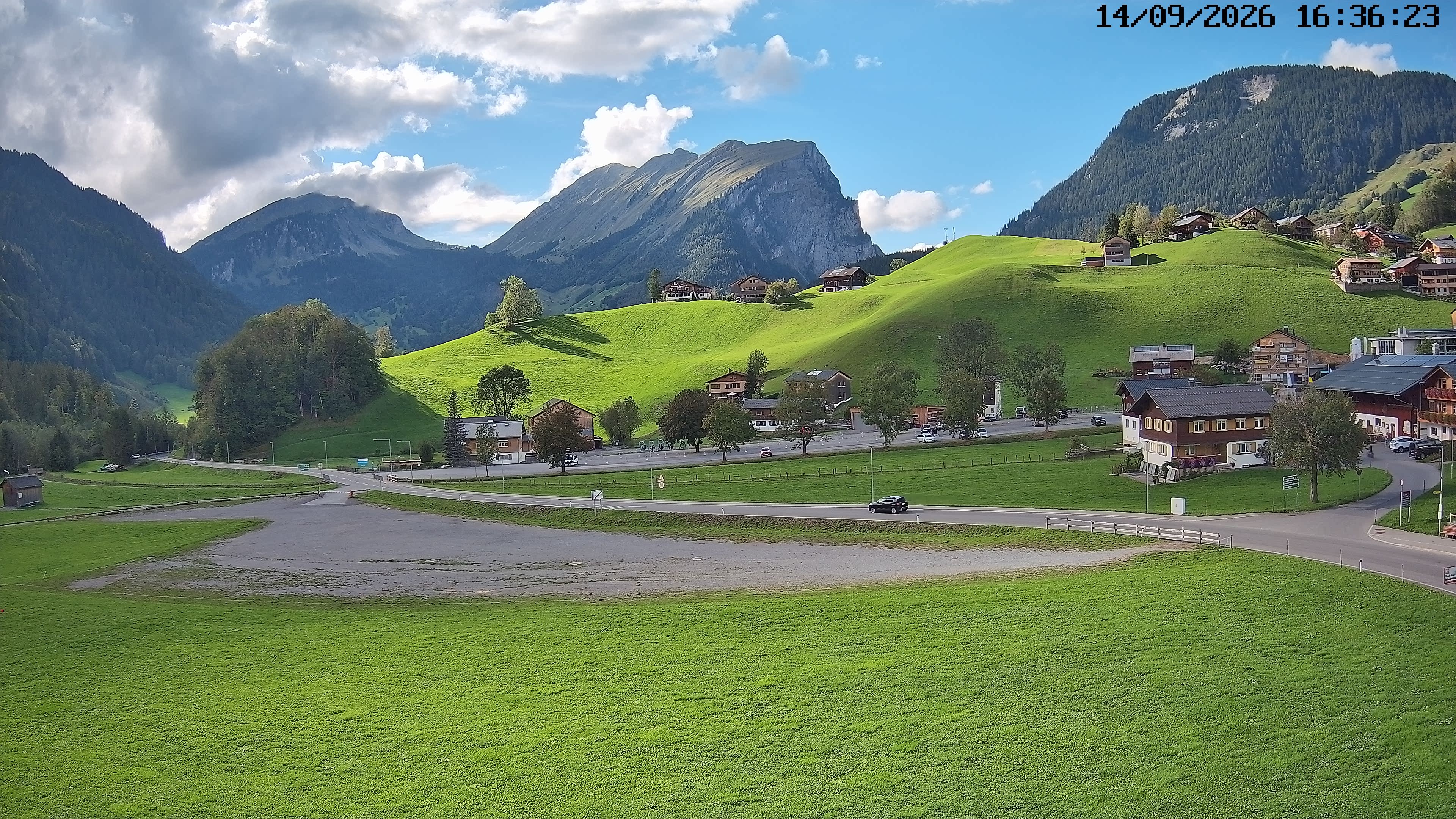 Archived image Webcam Schoppernau - Hotel Elisabeth