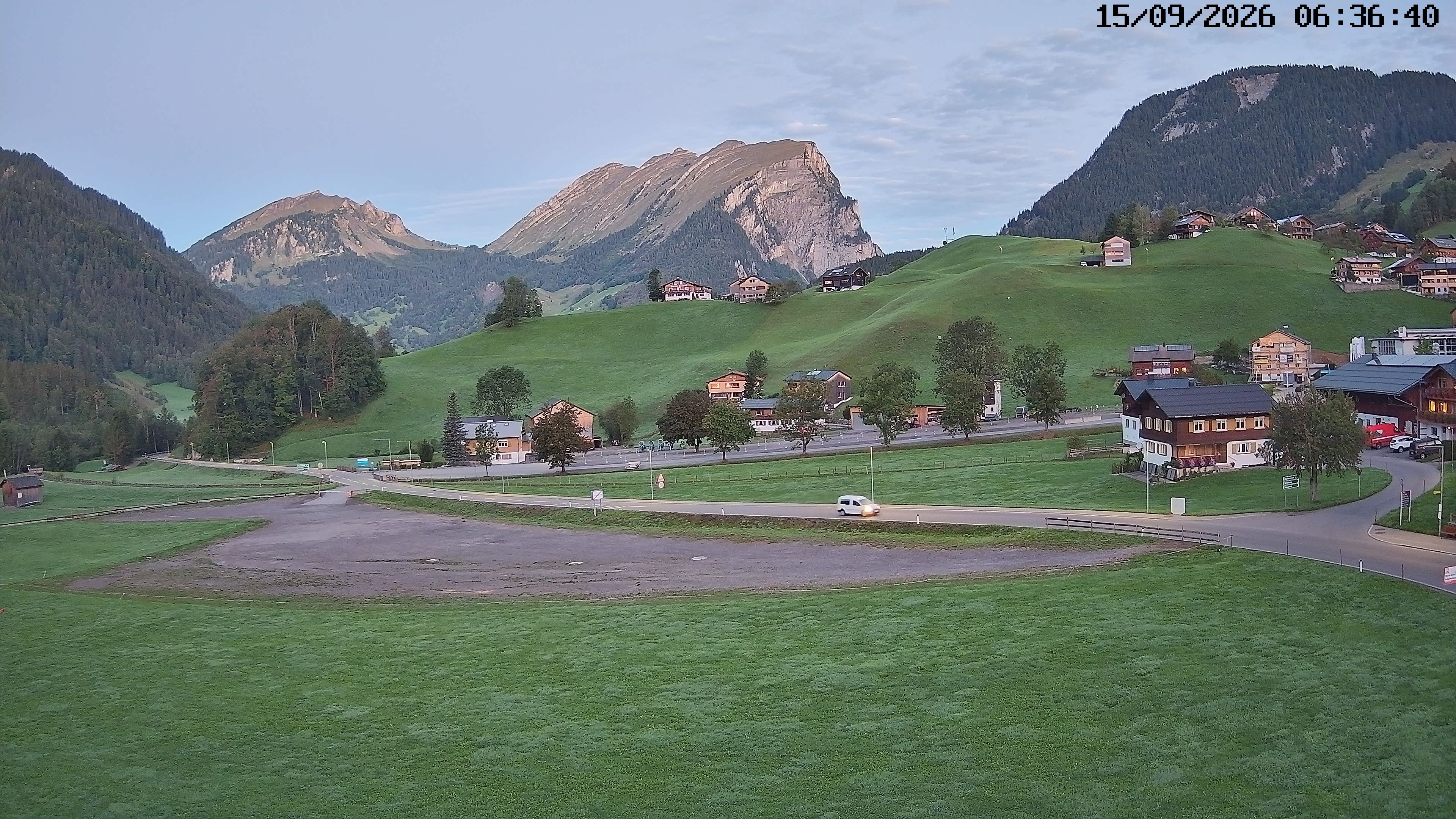 Archived image Webcam Schoppernau - Hotel Elisabeth