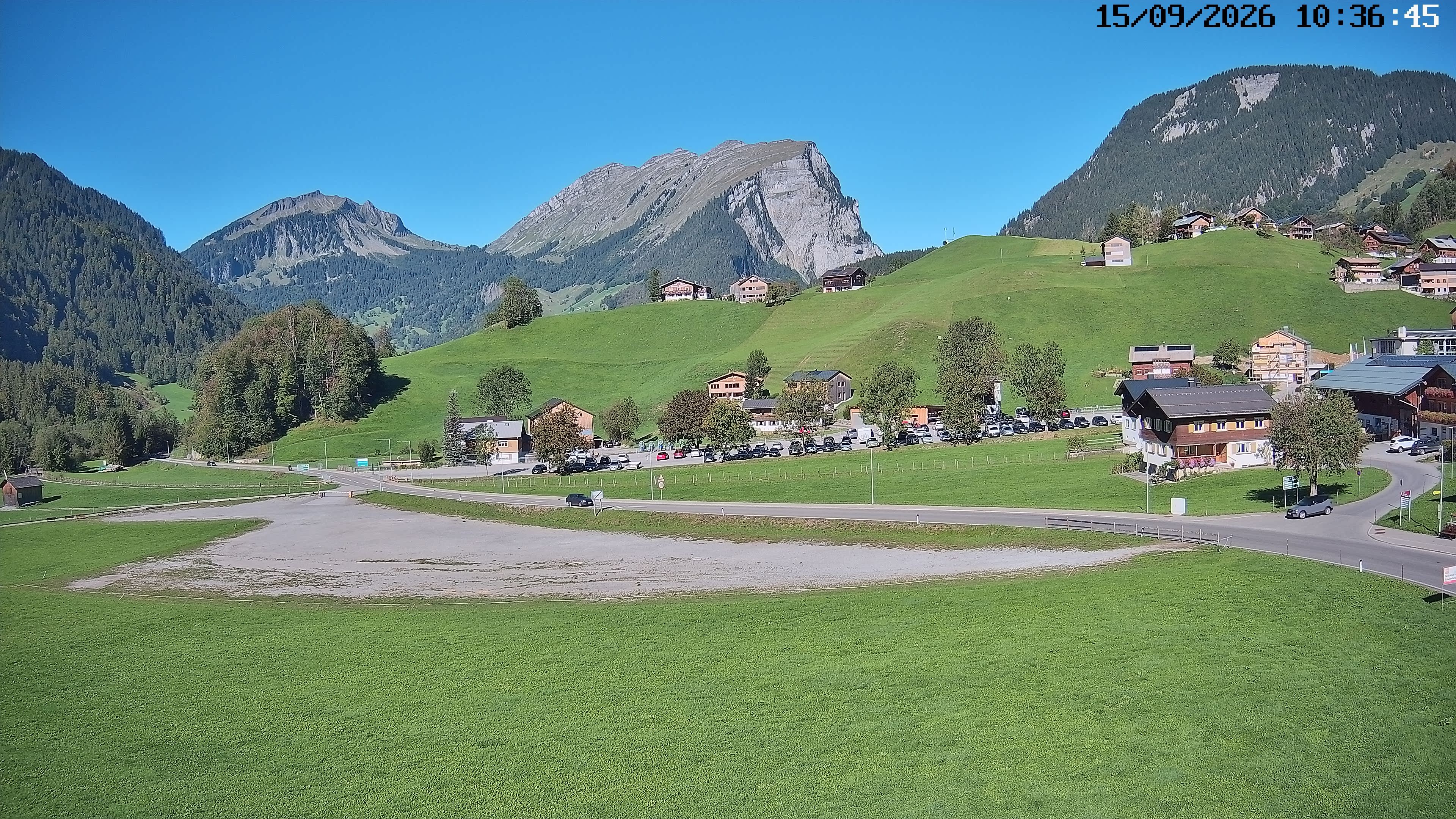 Archived image Webcam Schoppernau - Hotel Elisabeth