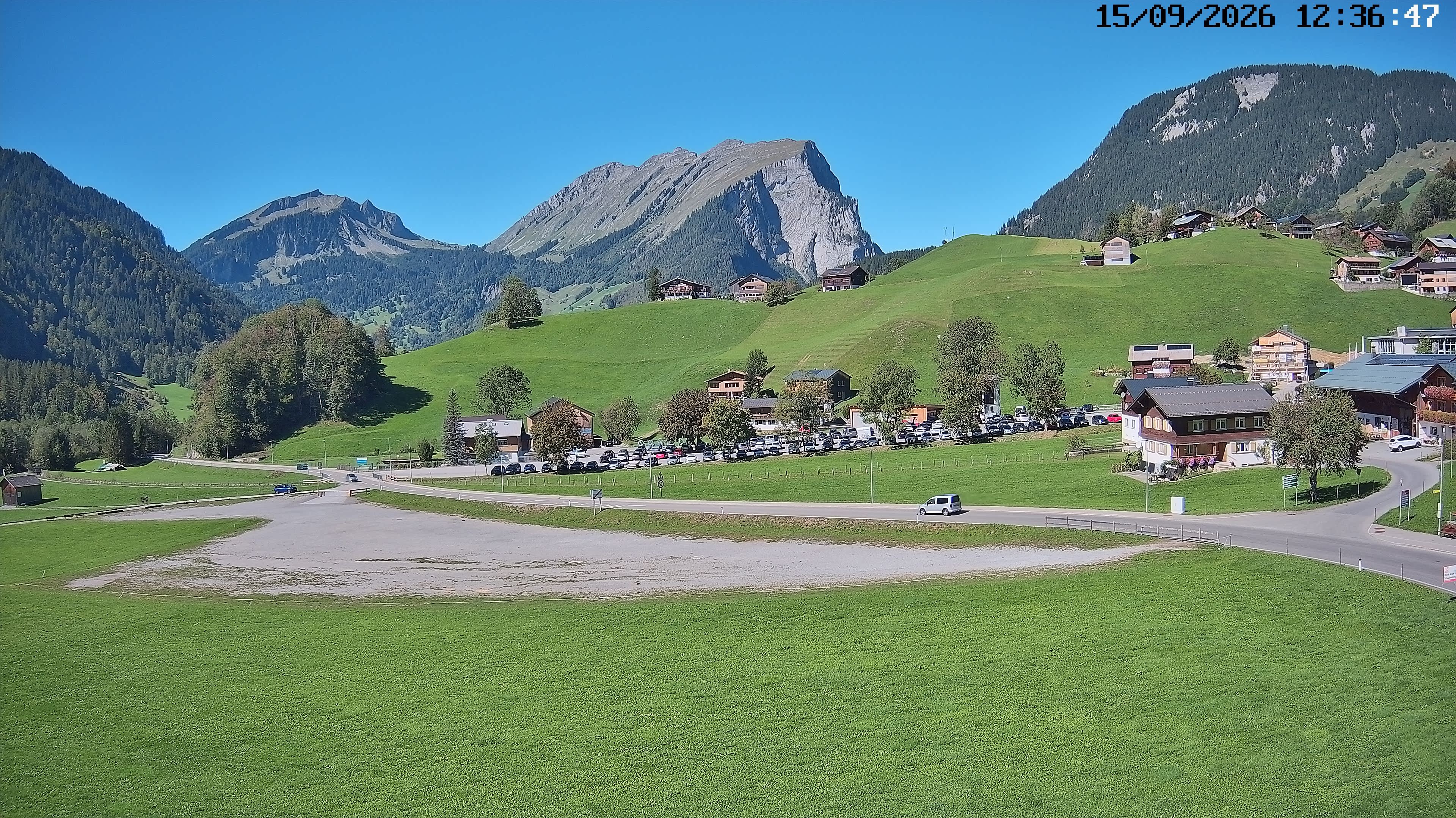 Archived image Webcam Schoppernau - Hotel Elisabeth