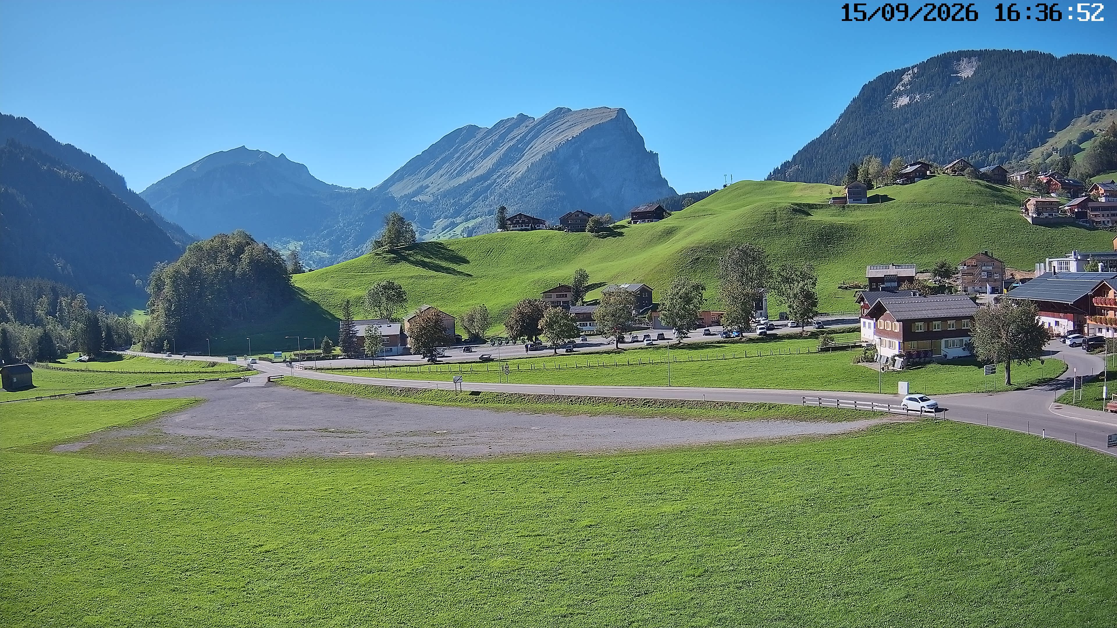 Archived image Webcam Schoppernau - Hotel Elisabeth