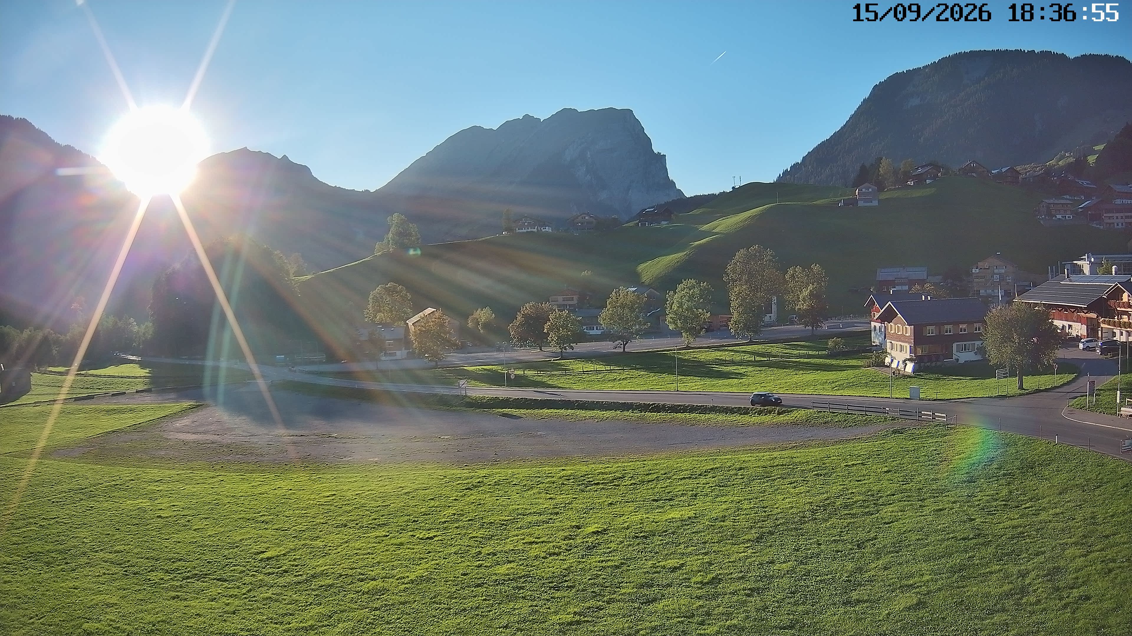 Archived image Webcam Schoppernau - Hotel Elisabeth