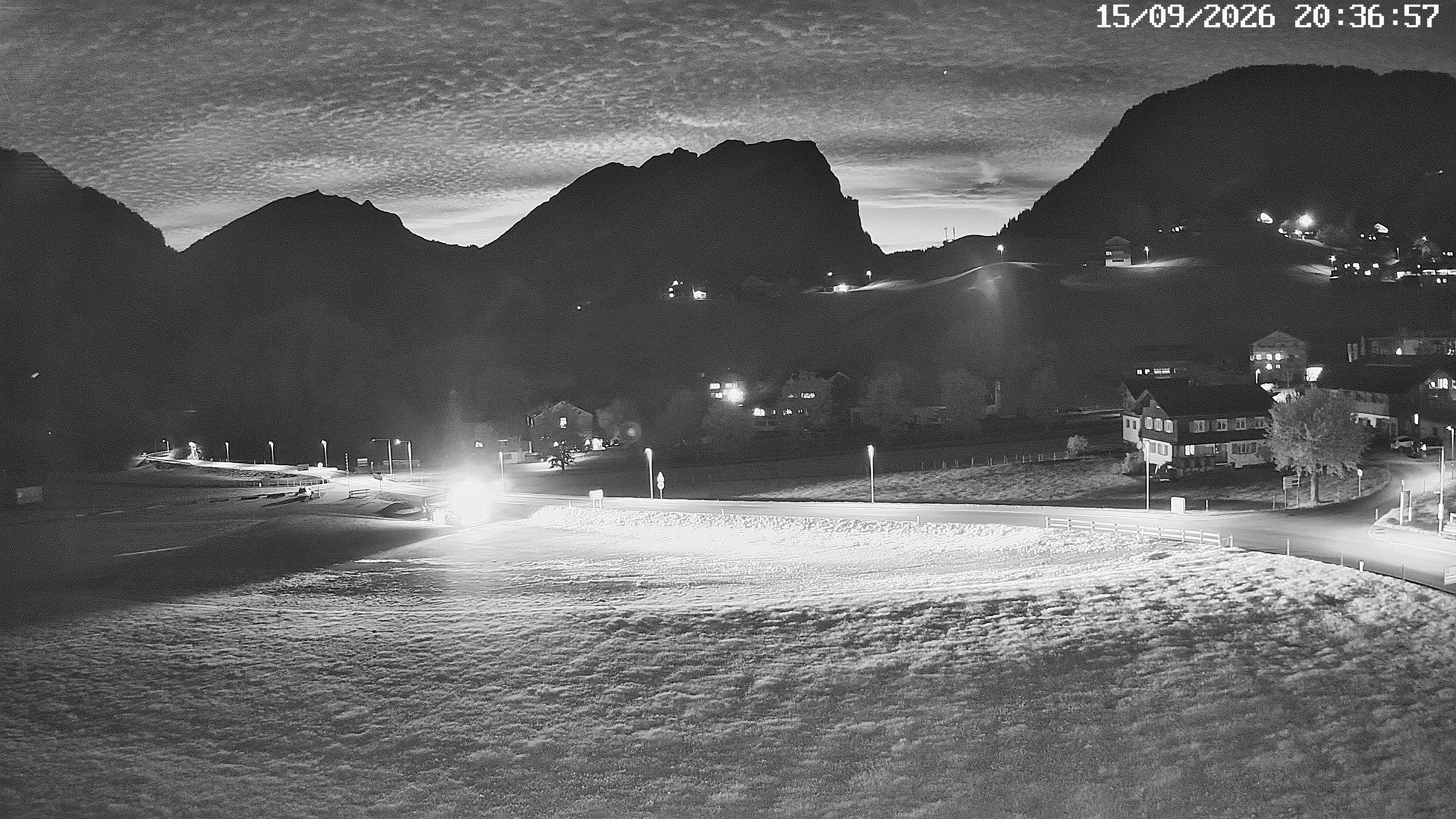 Archiv Foto Webcam Schoppernau: Ausblick Hotel Elisabeth