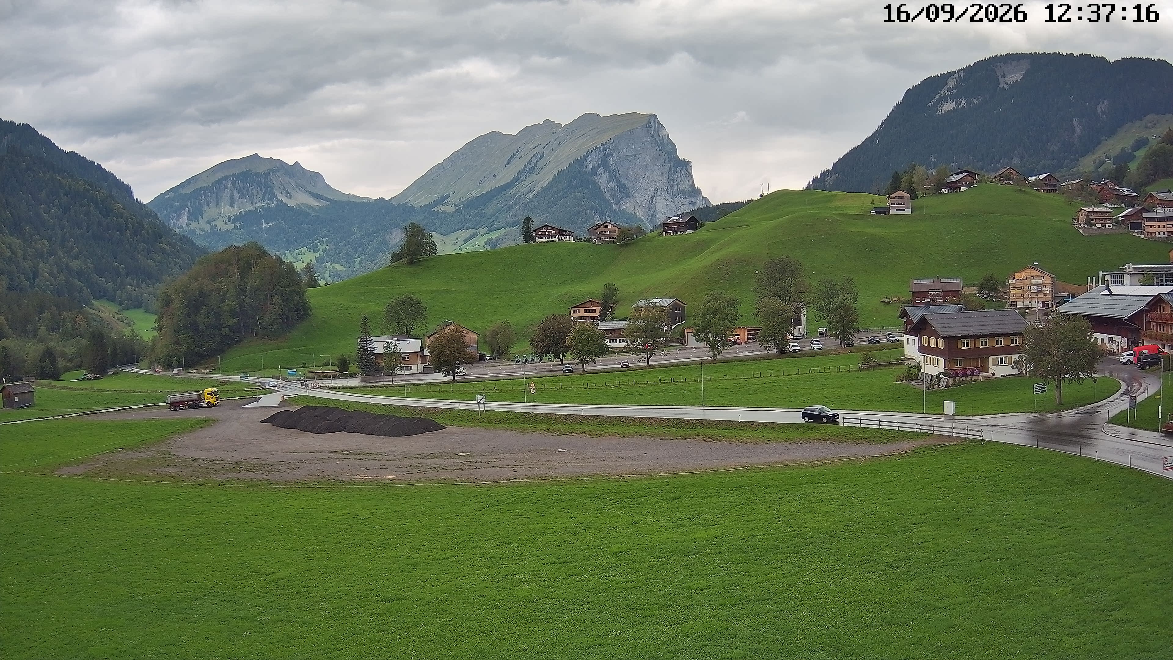 Archiv Foto Webcam Schoppernau: Ausblick Hotel Elisabeth