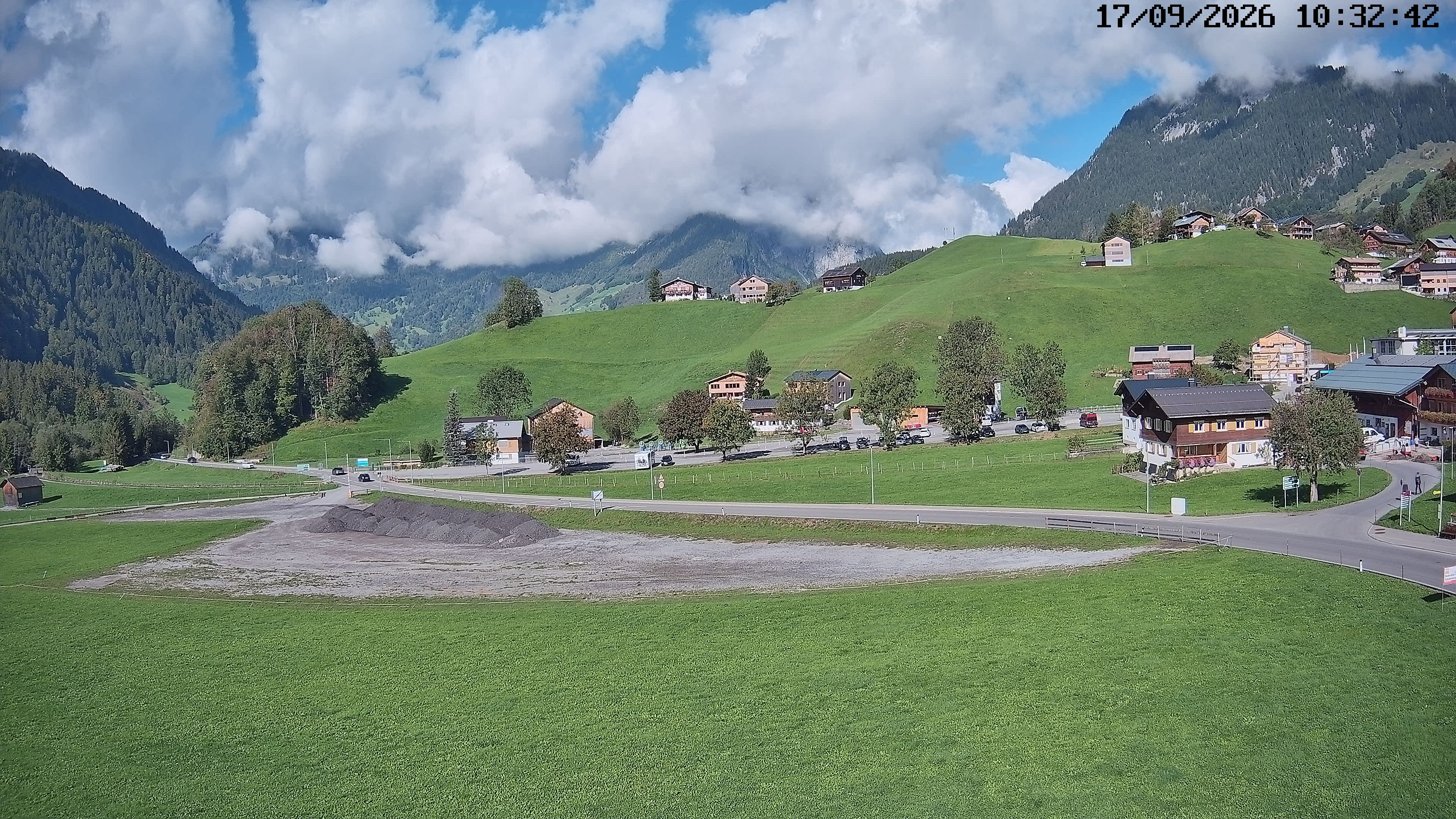 Archiv Foto Webcam Schoppernau: Ausblick Hotel Elisabeth