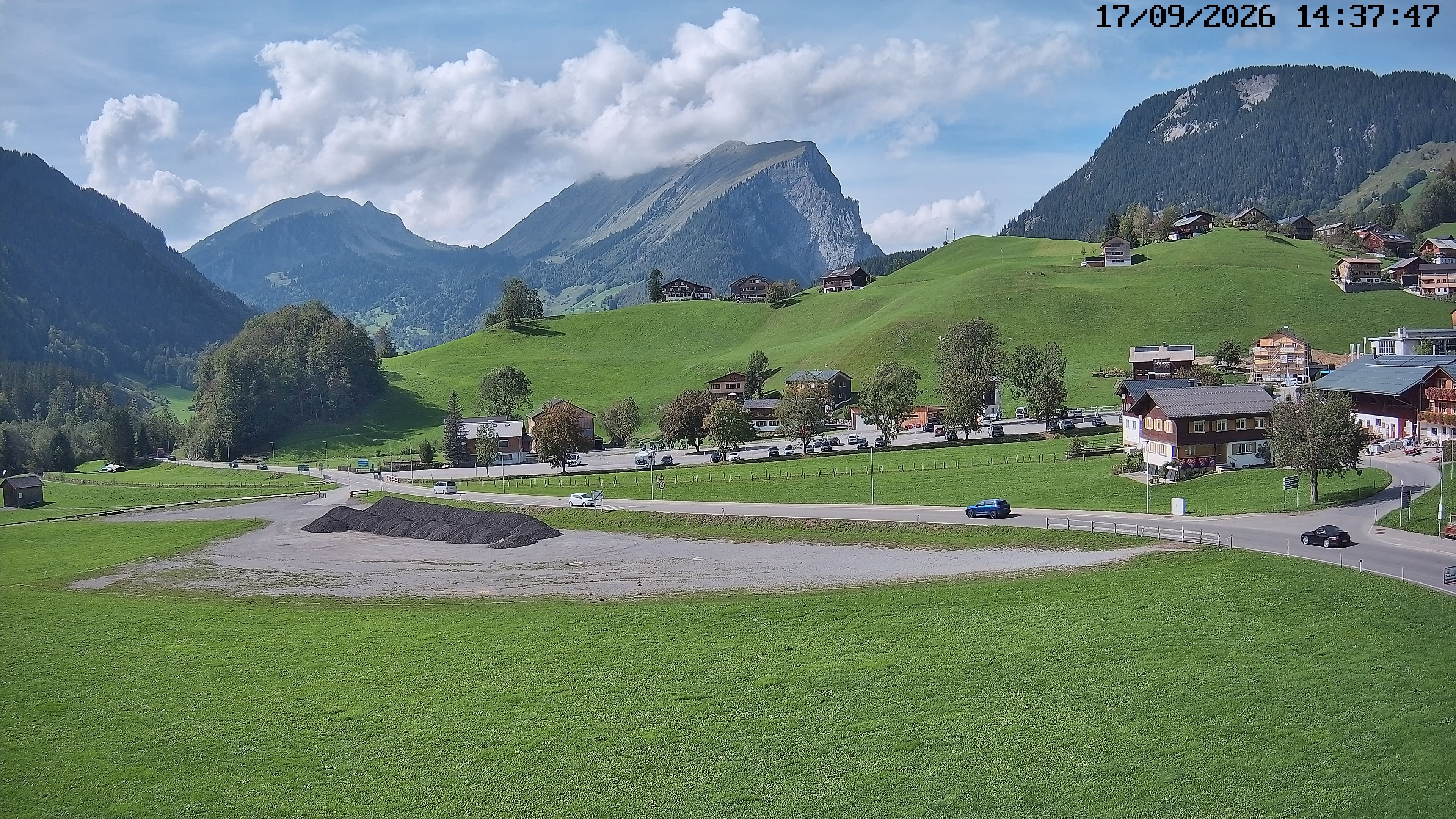 Archiv Foto Webcam Schoppernau: Ausblick Hotel Elisabeth