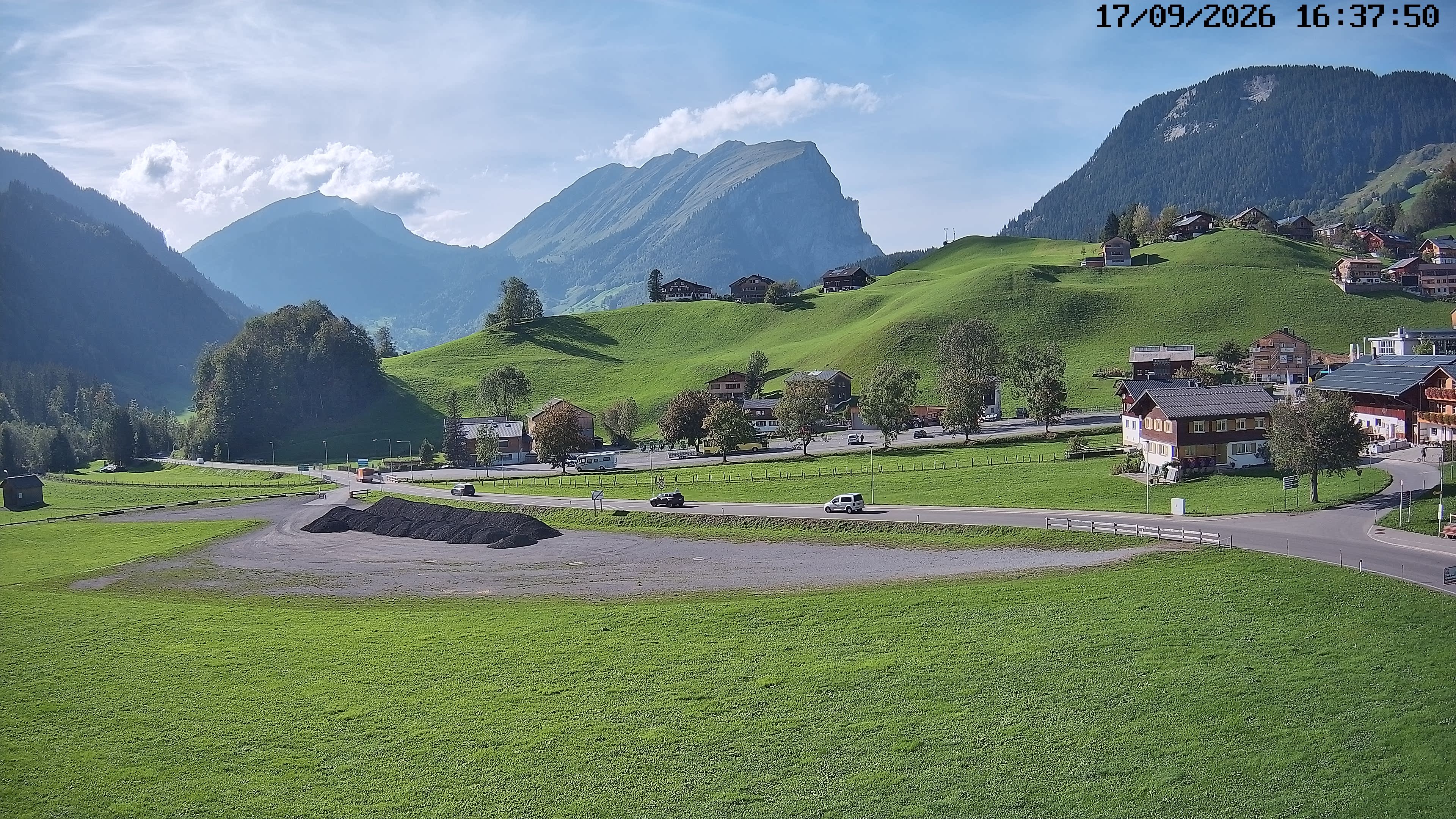 Archiv Foto Webcam Schoppernau: Ausblick Hotel Elisabeth