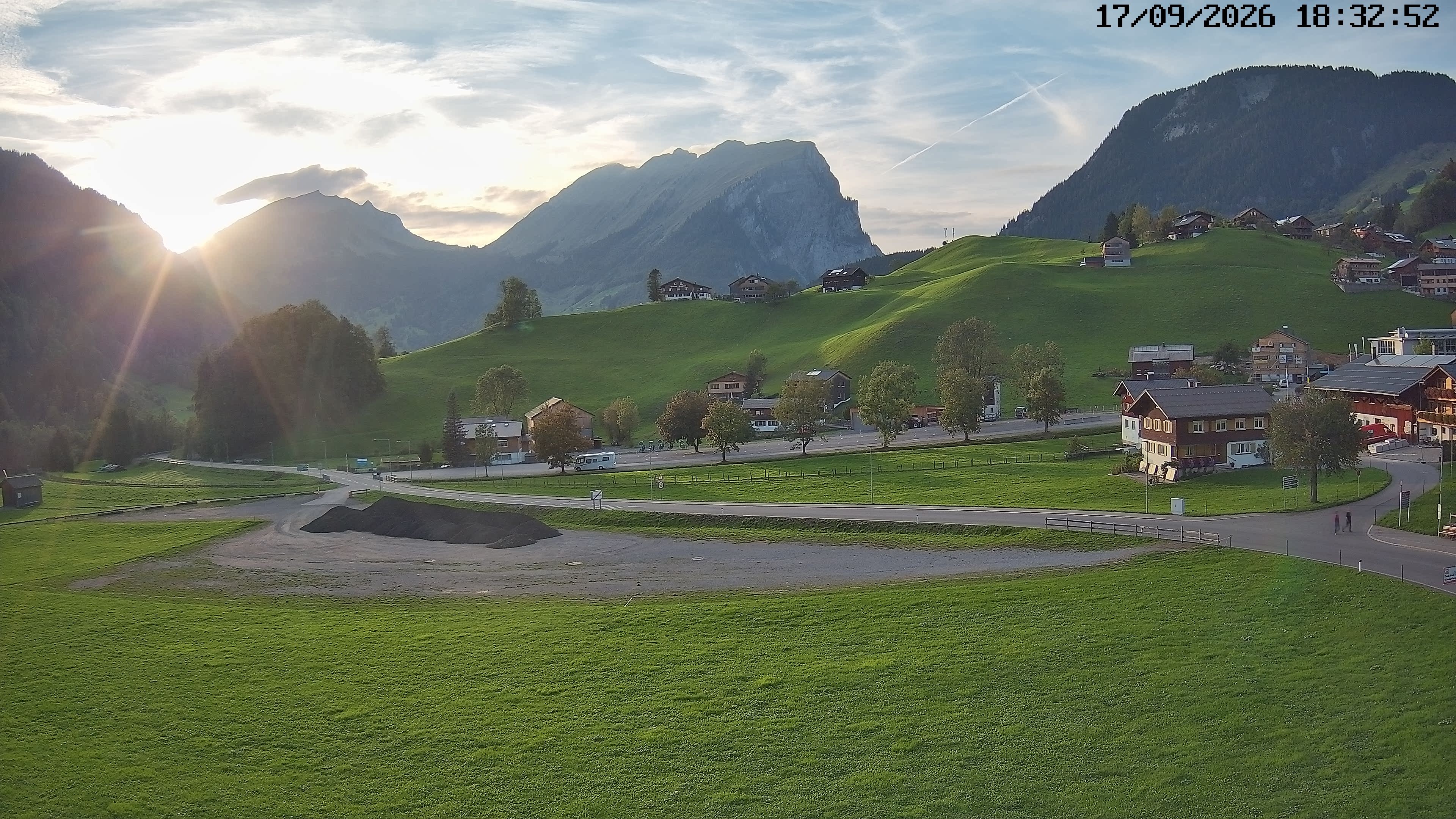 Archiv Foto Webcam Schoppernau: Ausblick Hotel Elisabeth